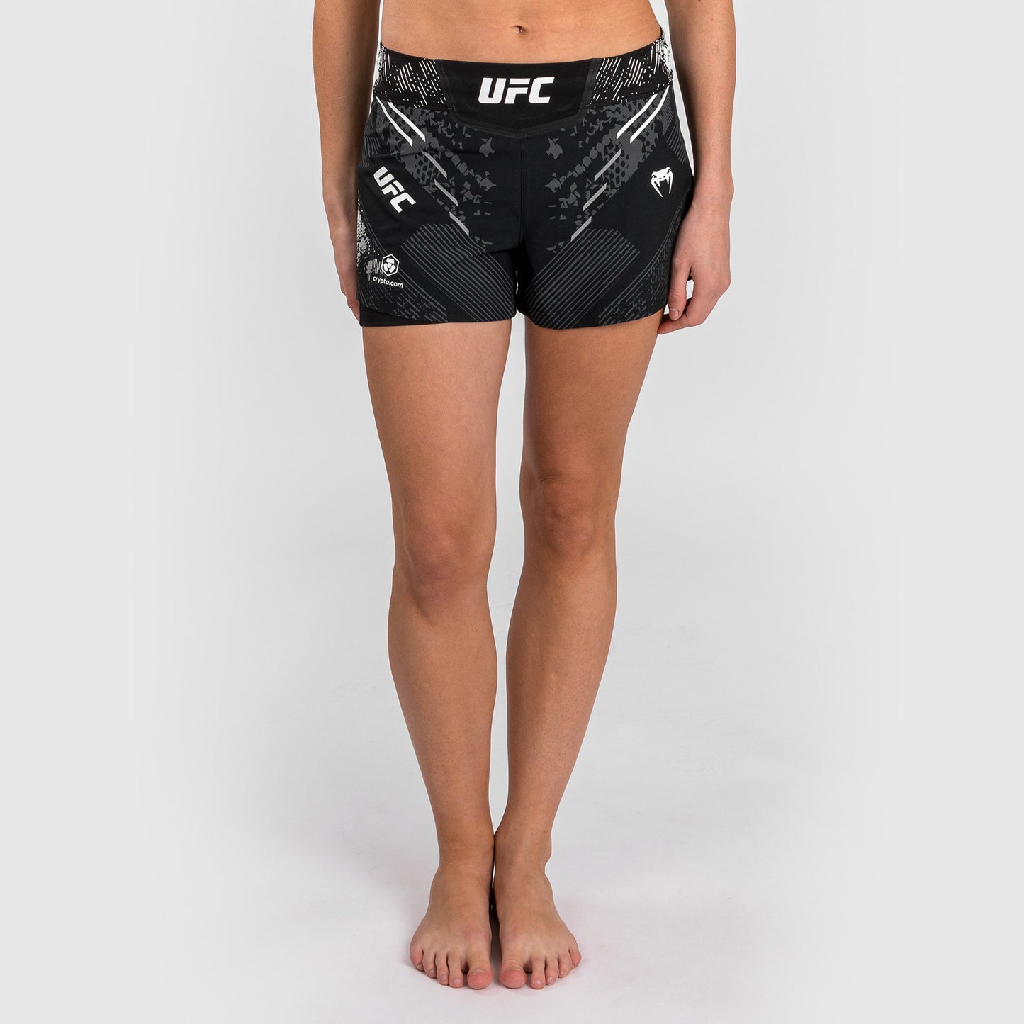 UFC Adrenaline by Venum Authentic Fight Night Short de Combate para Mujer - Negro