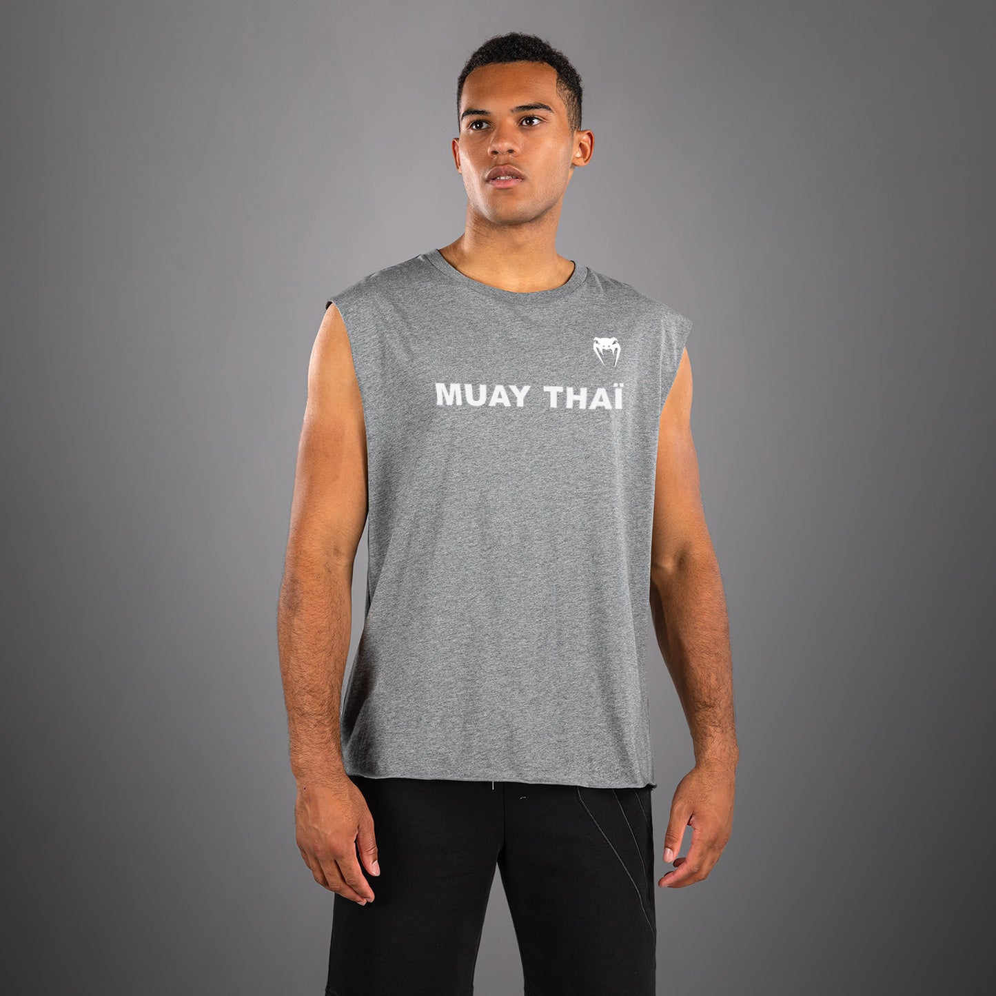 Venum Muay Thai VT Camiseta – Gris Jaspeado