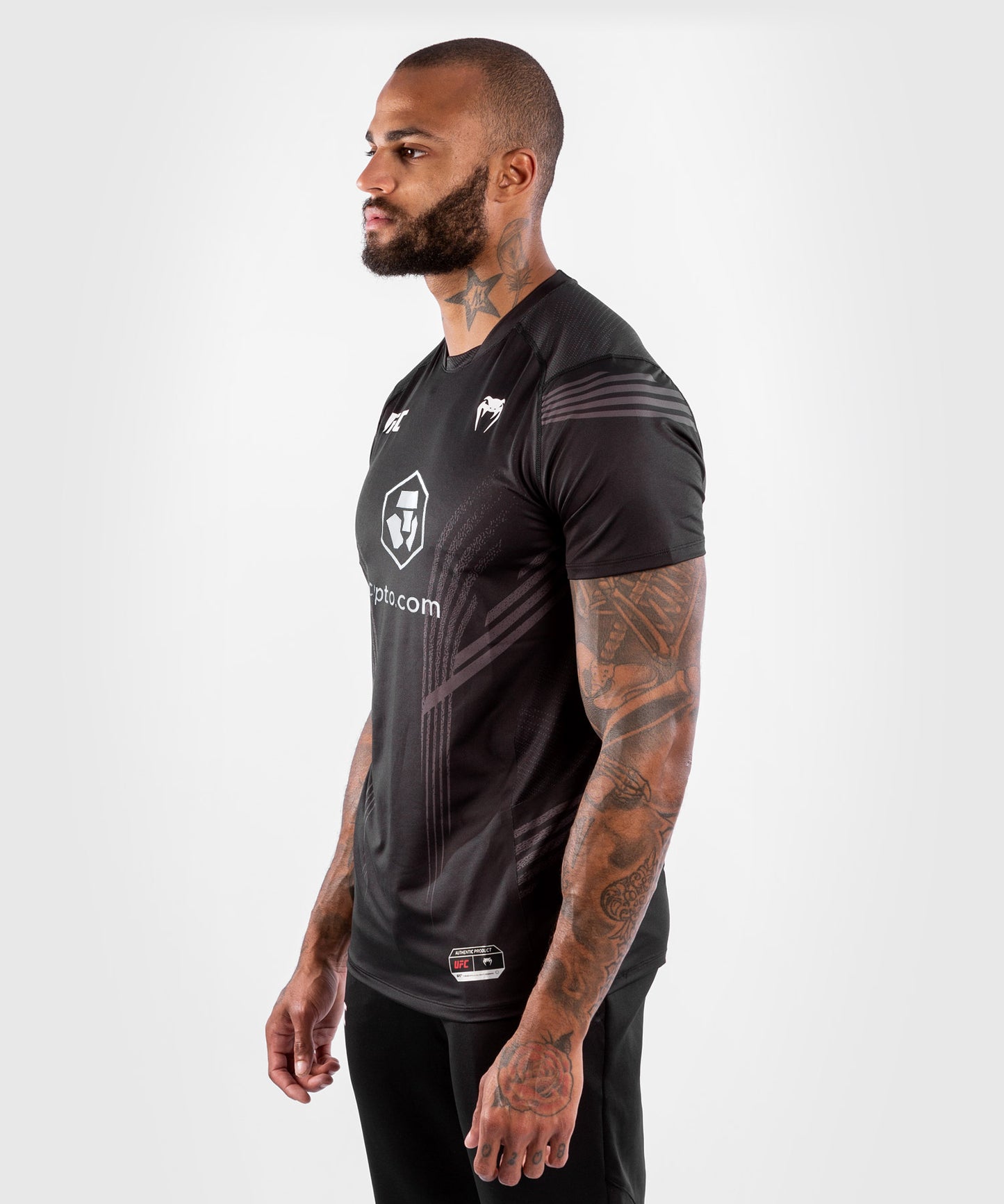 Camiseta Técnica Para Hombre UFC Venum Authentic Fight Night - Negro