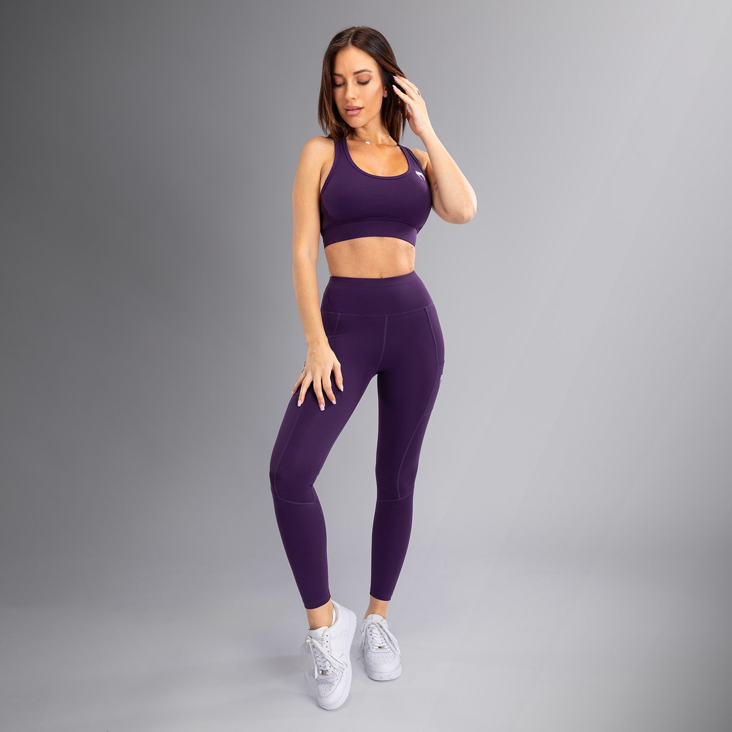 Venum Essential Leggings de Rendimiento es para Muje - Púrpura Profundo