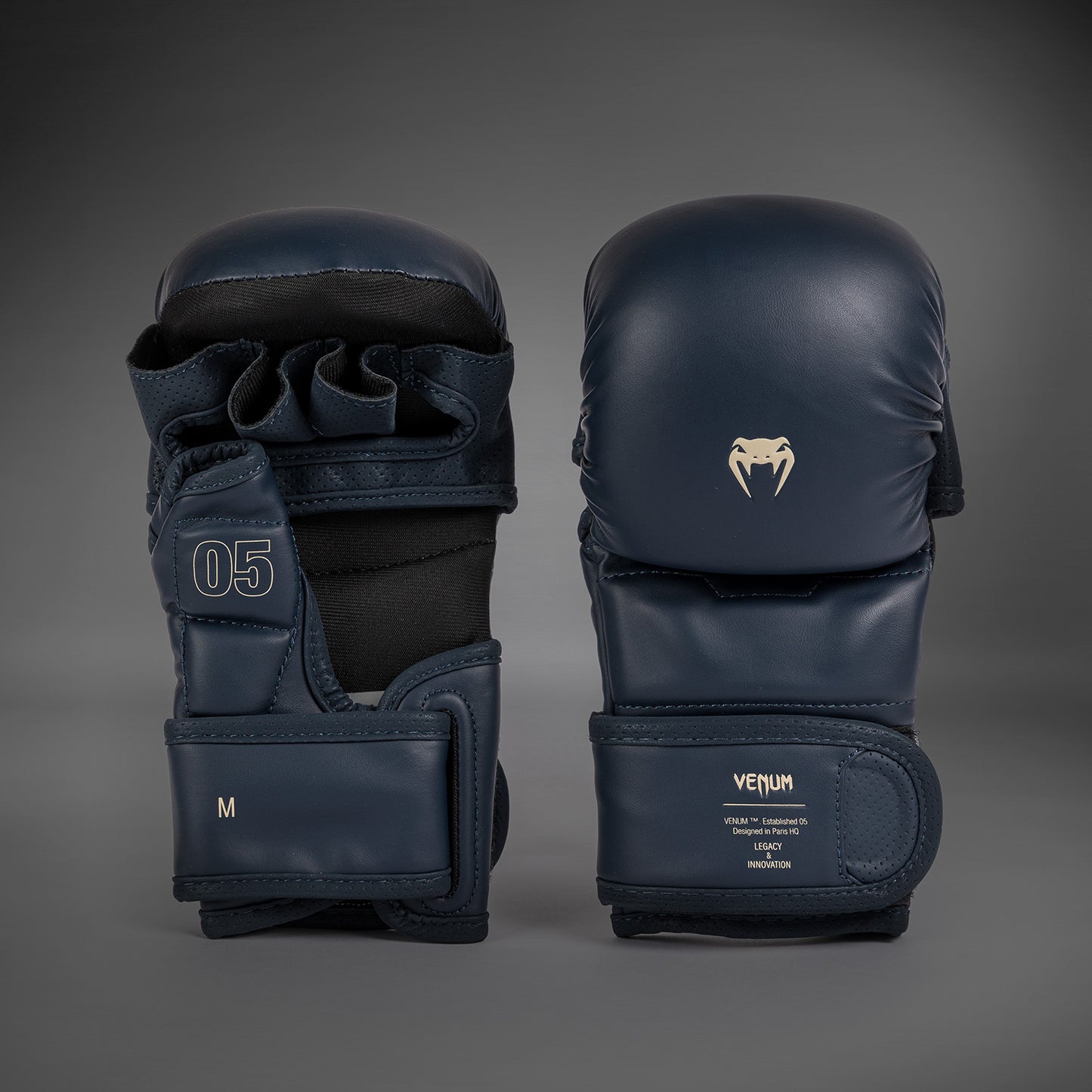 Venum Impact Evo Guantes de sparring MMA - Azul hielo