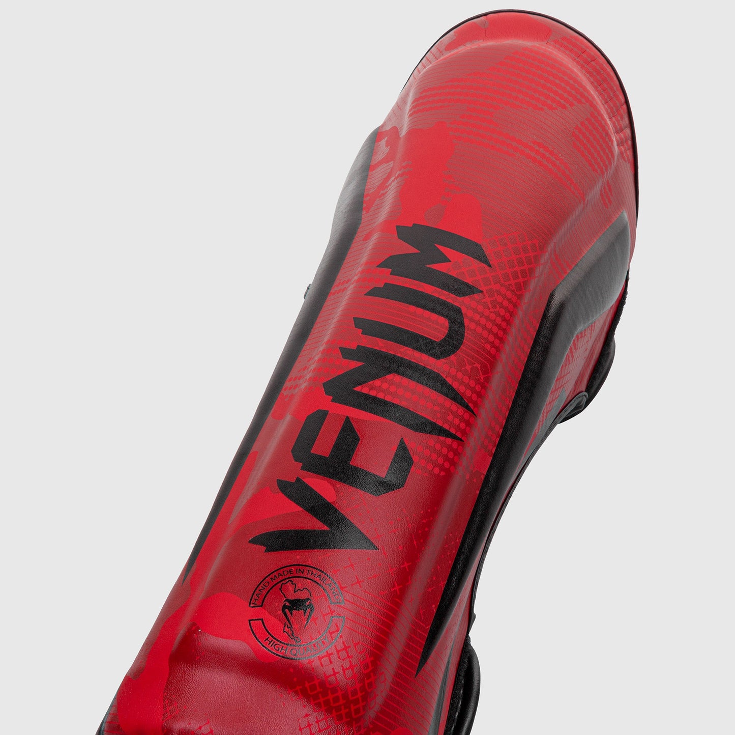 Espinillera Venum Elite - Camuflaje Rojo