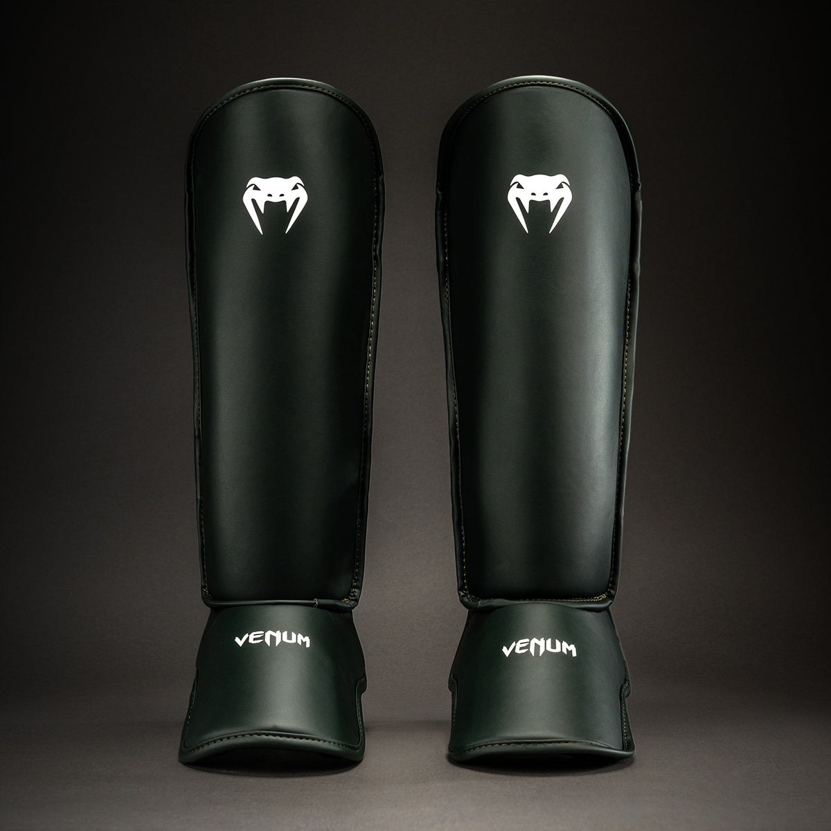 Venum Contender 1.5 Espinilleras - Verde/Blanco