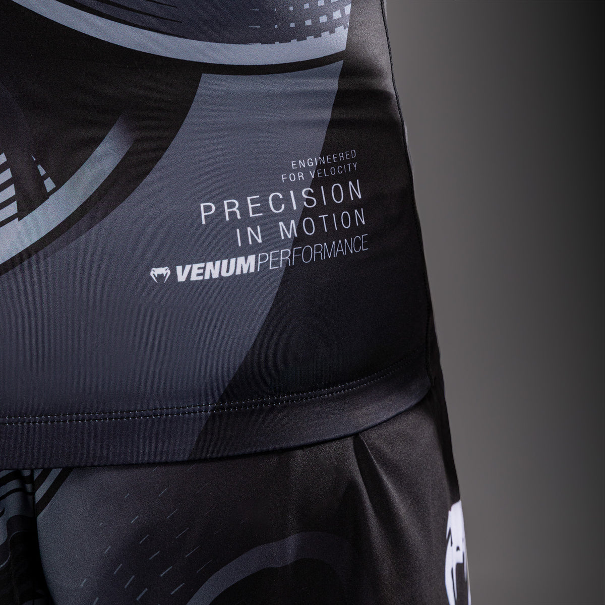 Venum Crimson Viper 2.0 Rashguard de manga corta - Negro/Gris