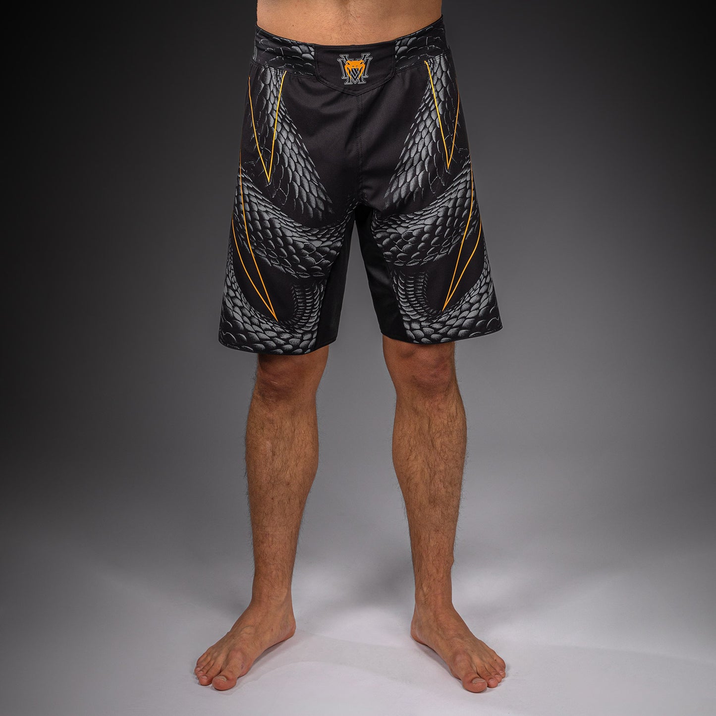 Venum Matupa Short de Combate - Negro/Gris/Oro