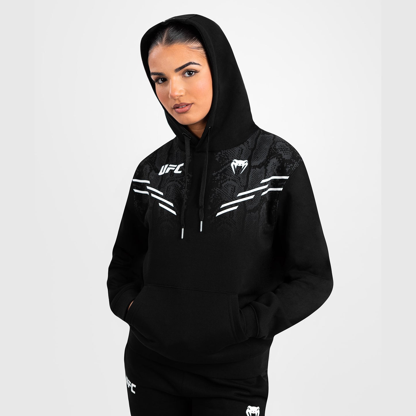 UFC Adrenaline by Venum Replica Sudadera con capucha para Mujer - Negro