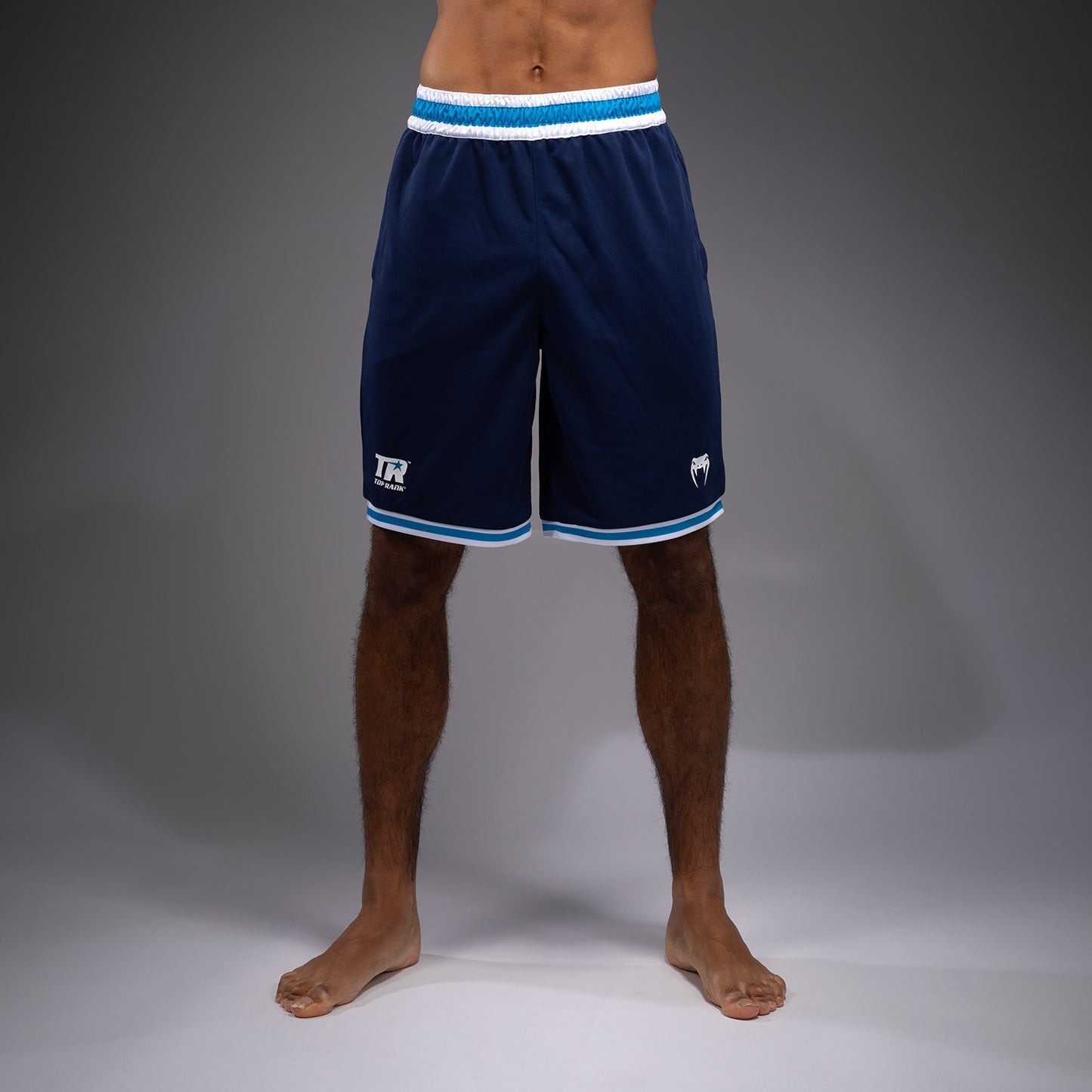 Venum x Top Rank Original Pantalones Cortos de Baloncesto para Hombre - Azul Marino