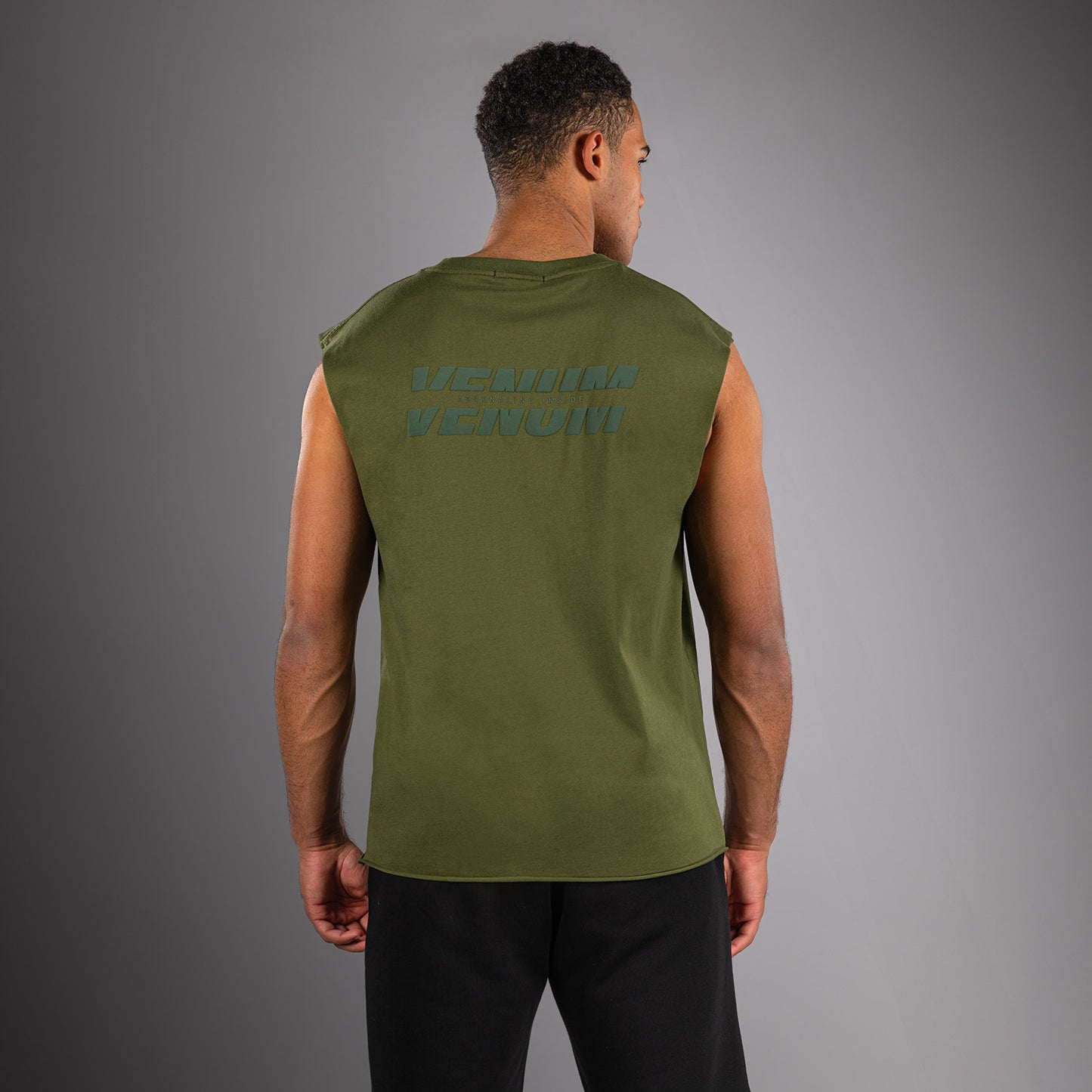 Venum Divide Camiseta Sin Mangas - Verde Militar