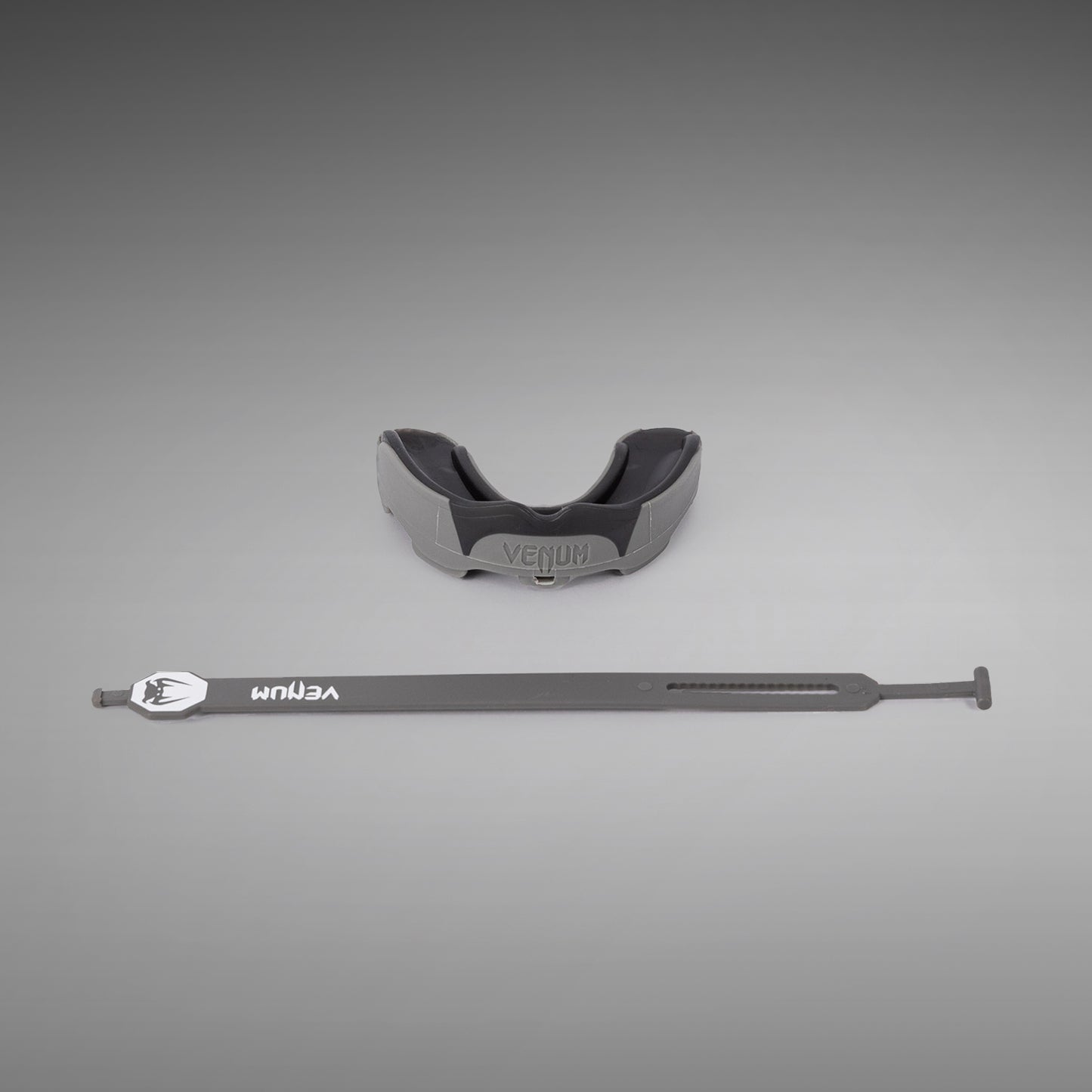 Venum Predator Protector Bucal con Correa/Sin Correa - Gris/Negro
