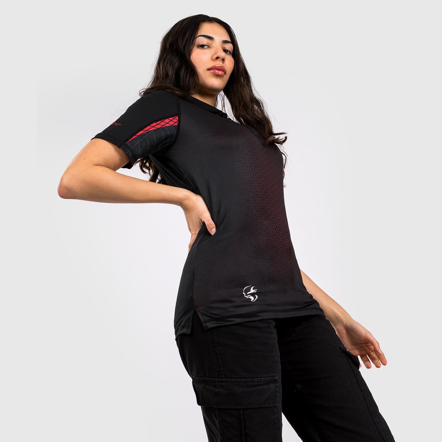 Venum x Dodge Banshee Polo de mujer Dry Tech - Negro