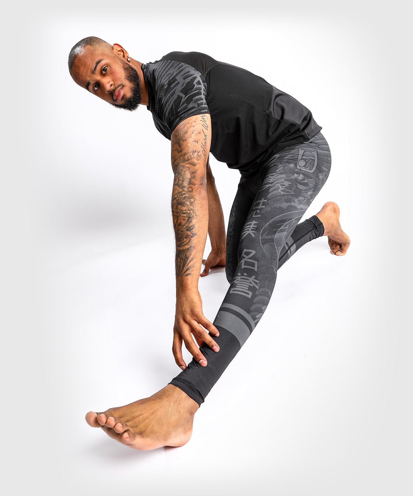 Pantalones de compresión Venum YKZ21 - Negro/Negro