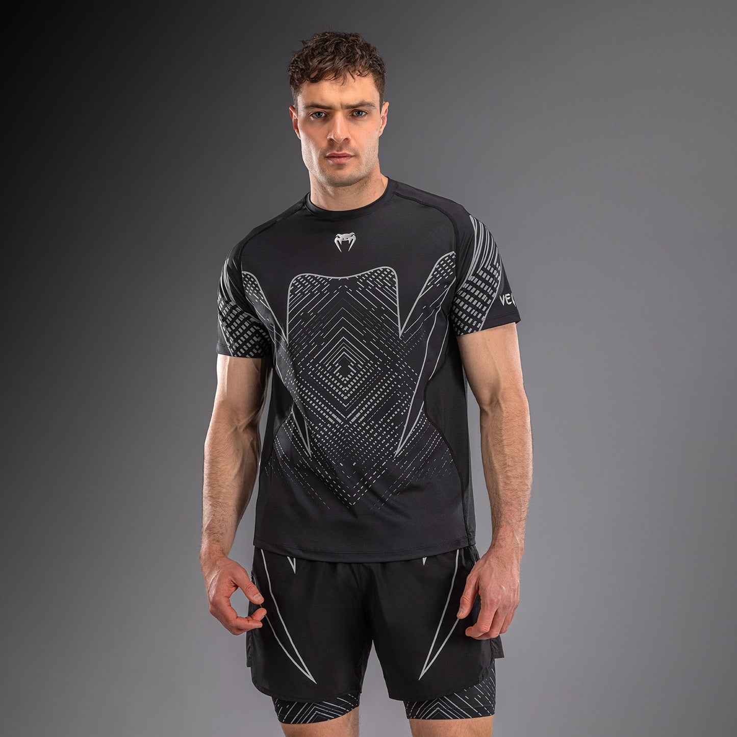 Venum Midnight Fury Dry Tech – Negro/Gris/Plata
