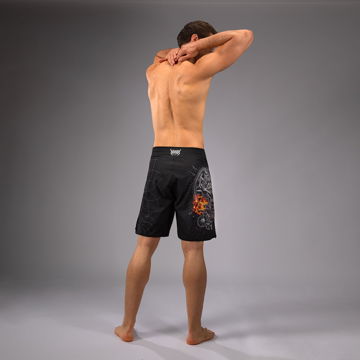 Venum Gladiator 5.0 Pantalones cortos de lucha para hombre - Negro/Plata