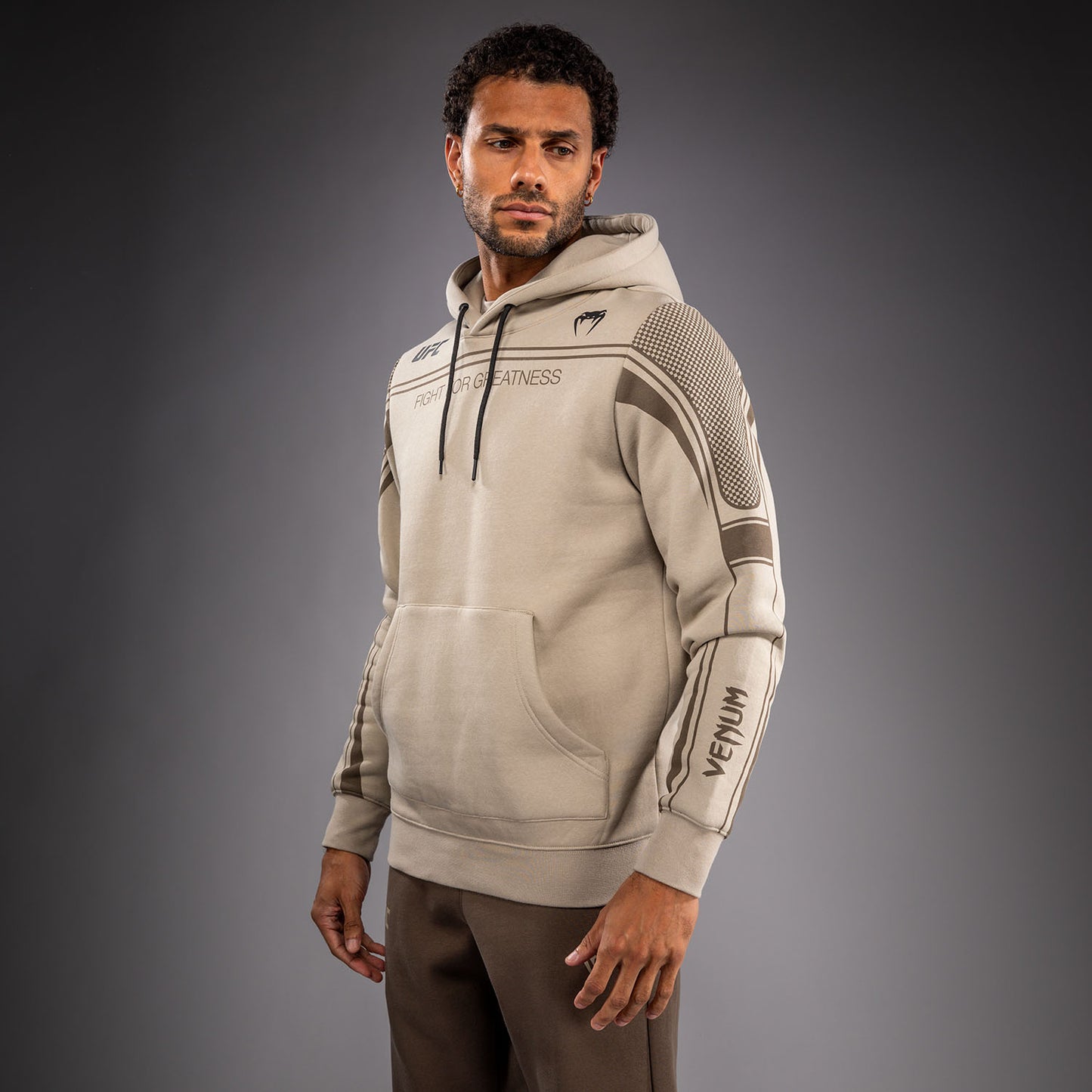 Venum UFC Unity by Venum Authentic Fight Week Sudadera con Capucha para Hombre - Arena