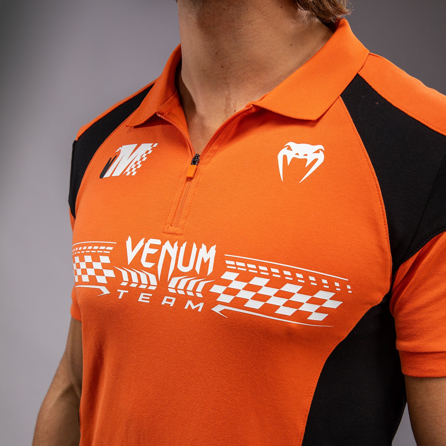 Venum Motorsport Polo de Algodón - Mandarina