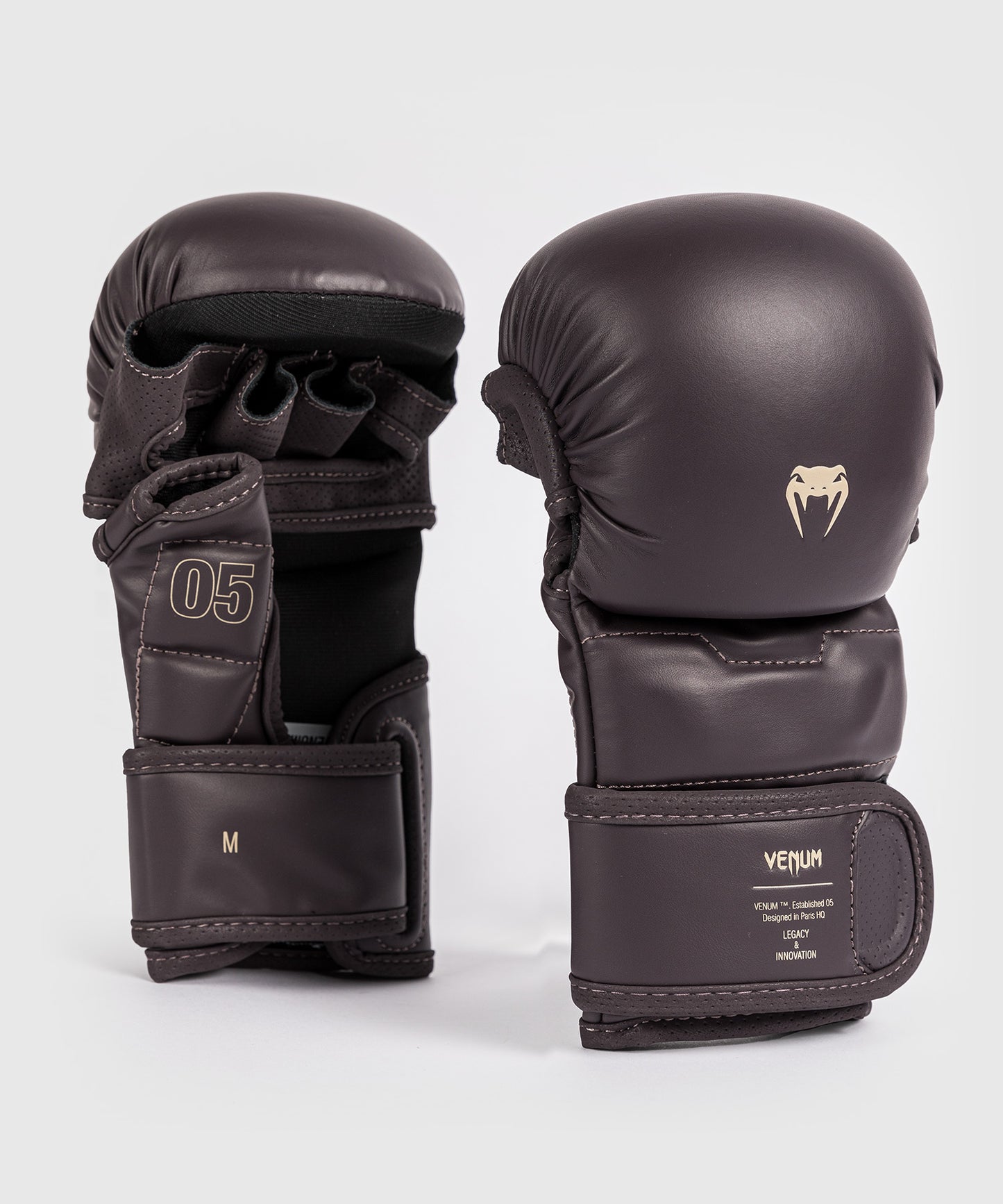 Venum Impact Evo Guantes de Sparring MMA - Chocolate