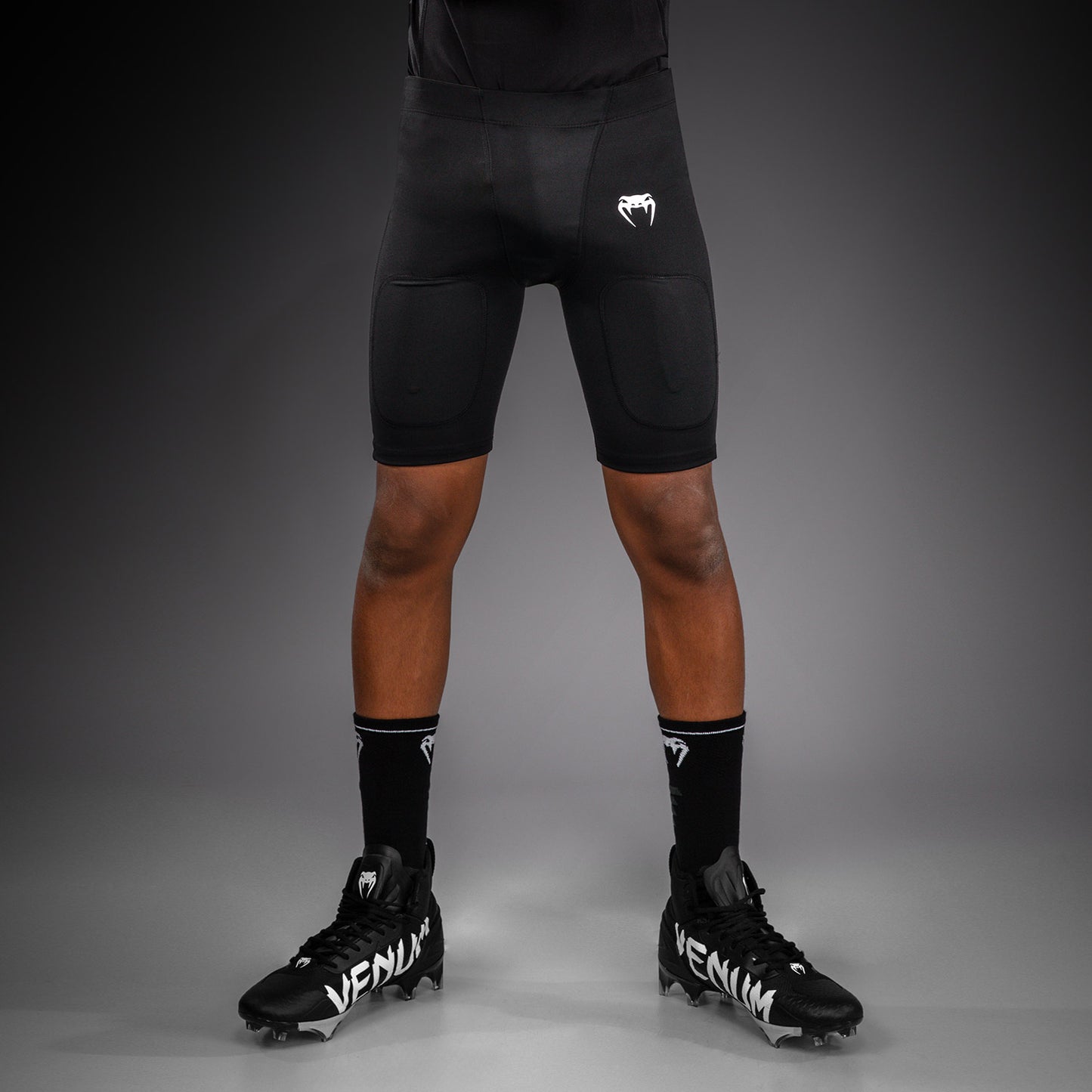 Venum Elite Football Short de Compresión Para Niños - Negro