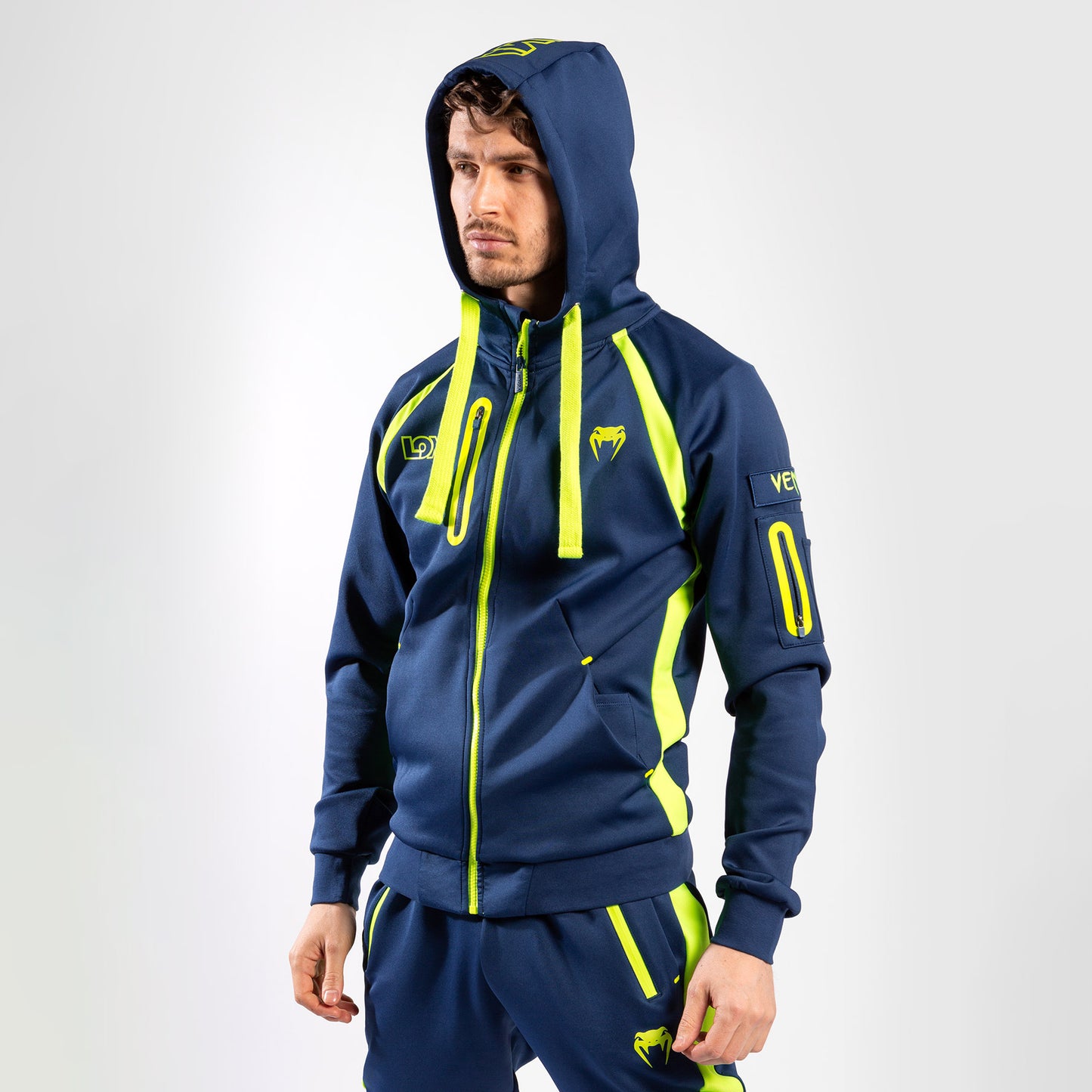 Venum Origins Sudadera con Capucha Loma Edition - Azul/Amarillo