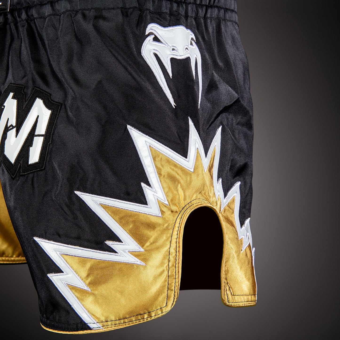 Venum Inferno 2.0 Pantalones Cortos de Muay Thai - Negro/Oro