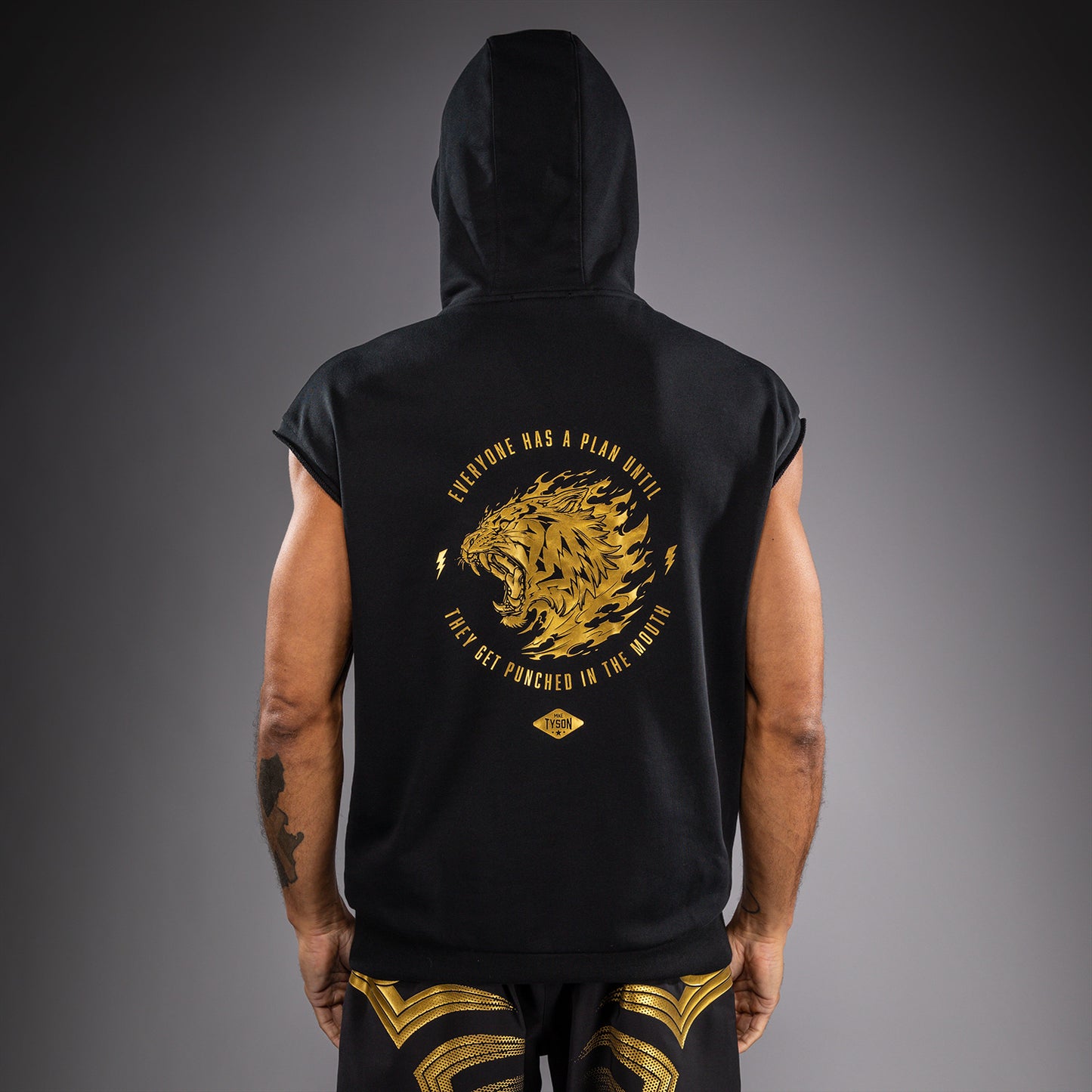 Venum x Mike Tyson Tiger Sudadera Sin Mangas Tiger - Negro/Oro