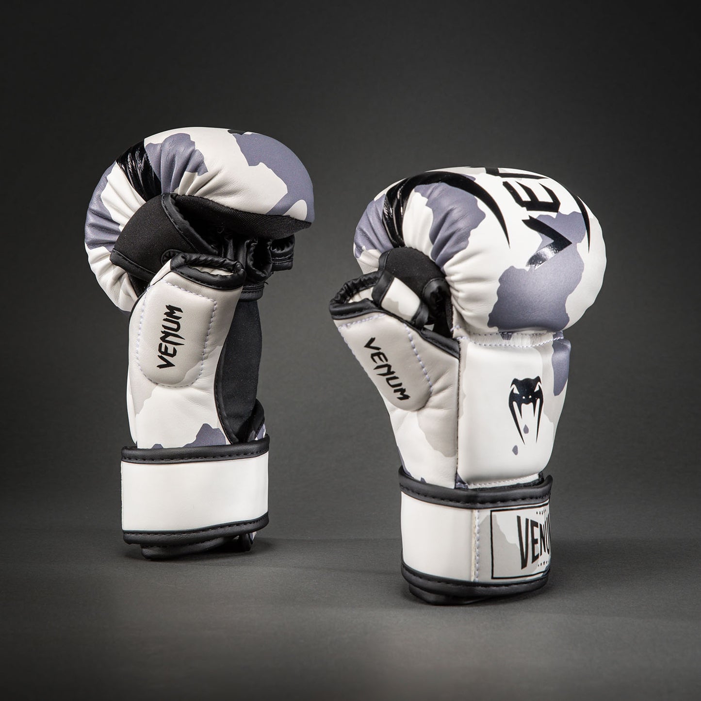 Venum Elite Guantes de Sparring - Blanco/Gris Claro