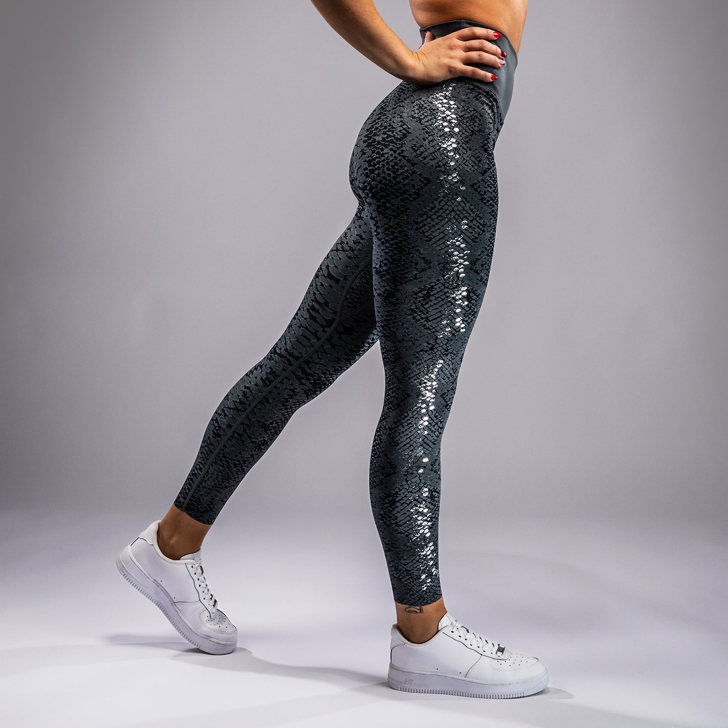 Venum Amazonia Mallas de Longitud Completa para Mujer - Gris Oscuro