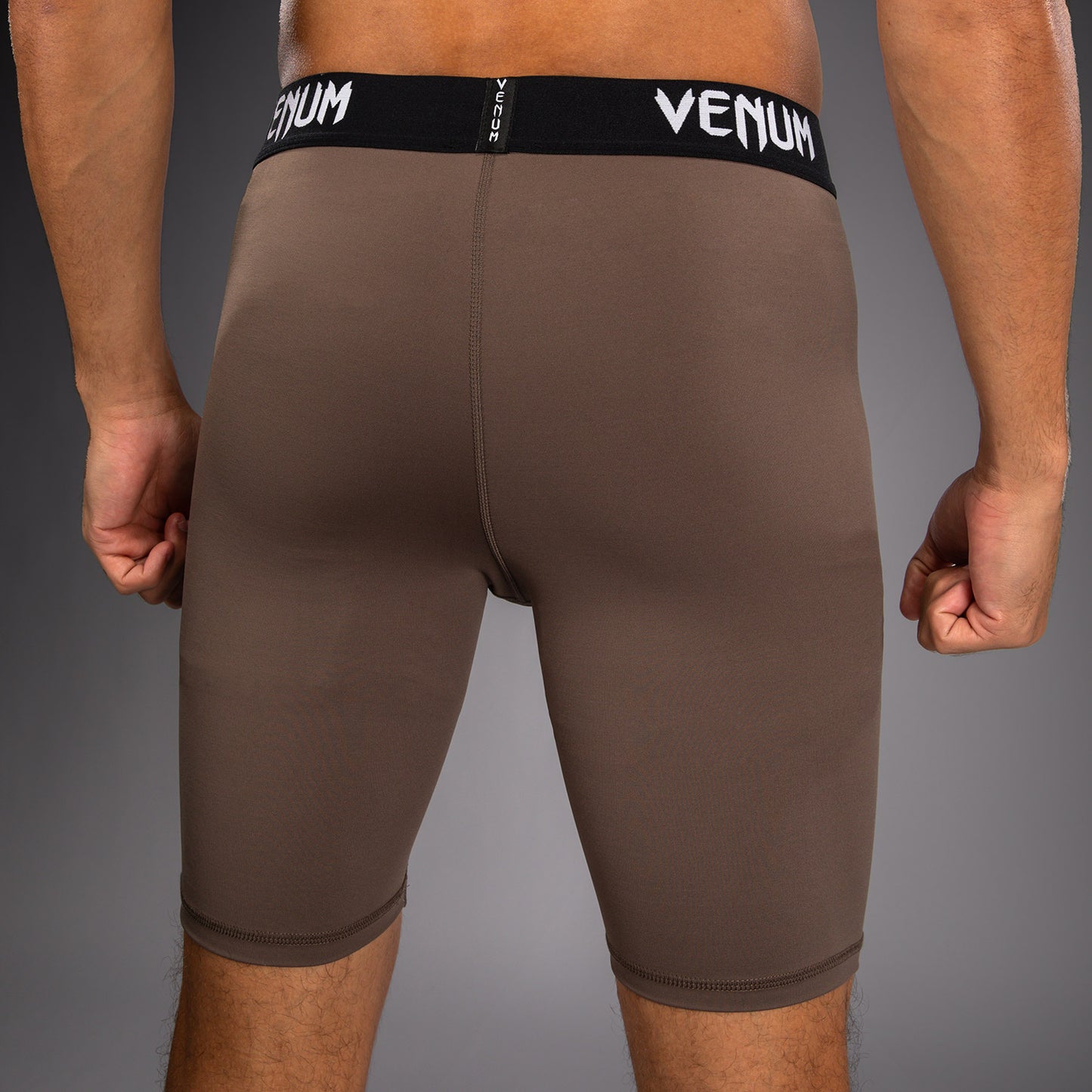 Venum UFC Unity by Venum Authentic Fight Week Short de Compresión Técnico para Hombre - Marrón