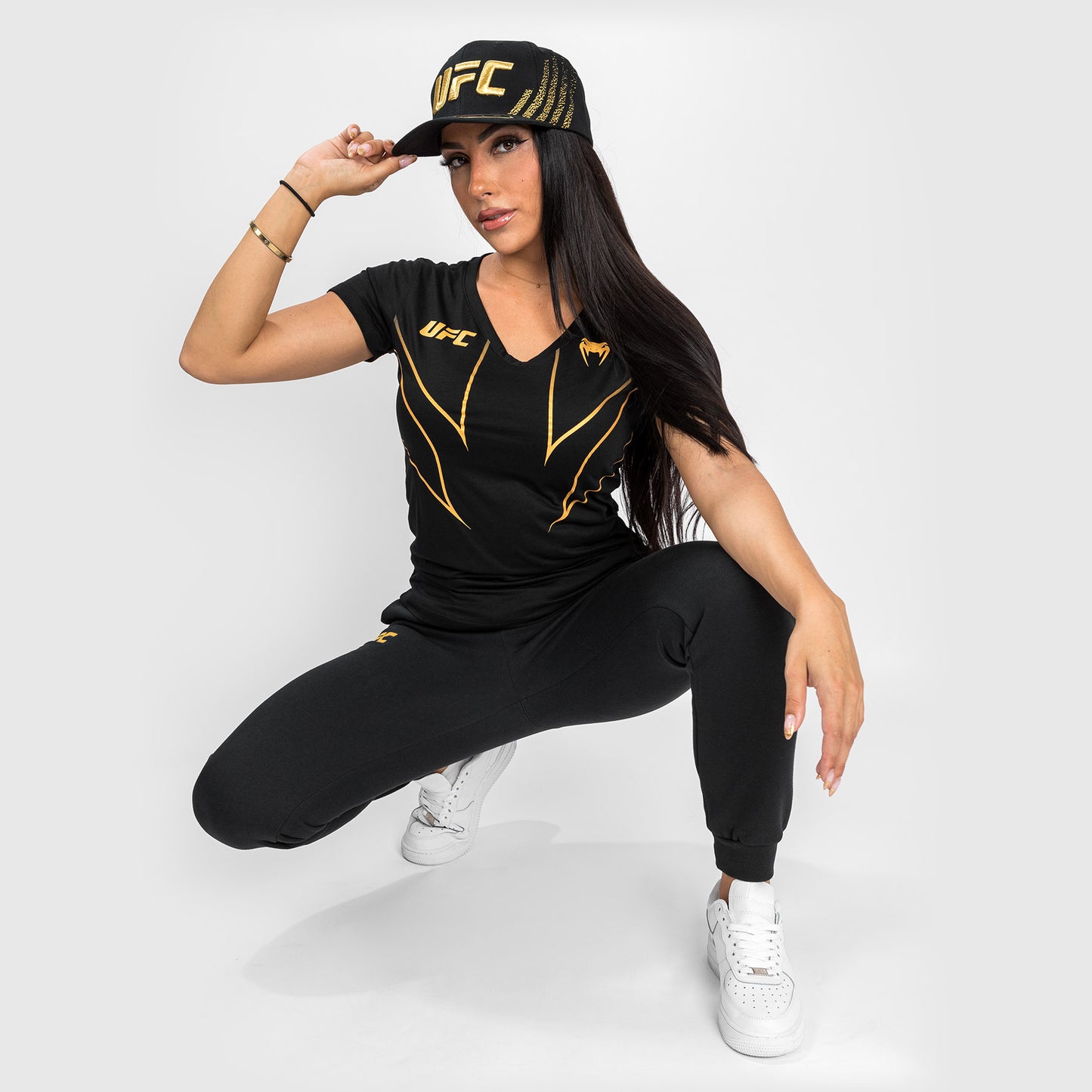 Camiseta de mujer UFC Venum Fight Night 2.0 Replica - Champion