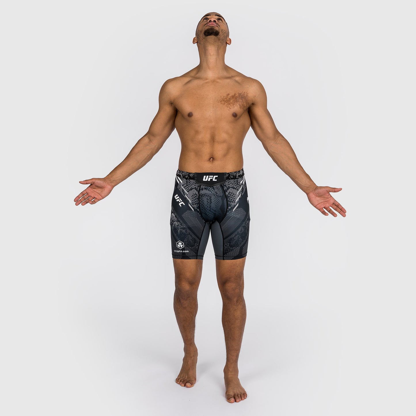 UFC Adrenaline by Venum Authentic Fight Night Pantalón Corto Vale Tudo para Hombre - Negro