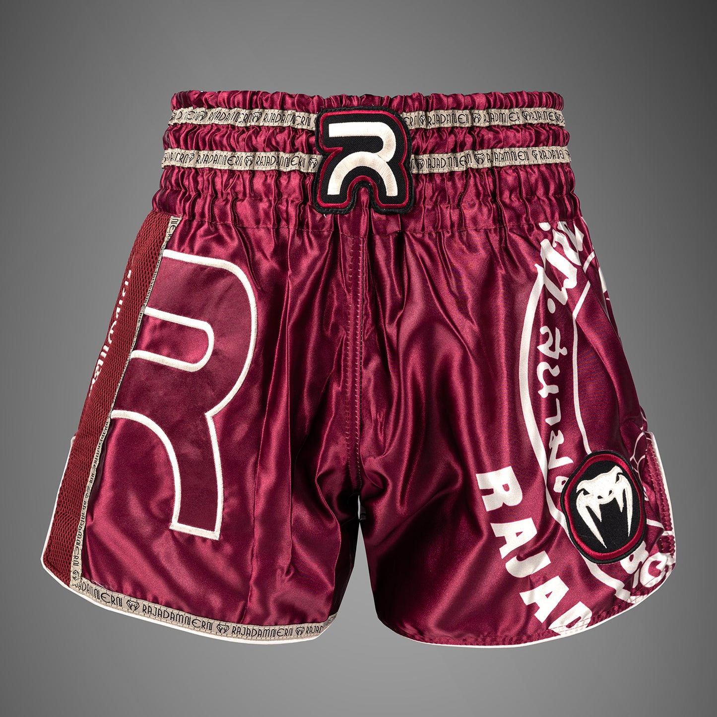 Venum x Rajadamnern Pantalones Cortos Muay Thai - Burdeos