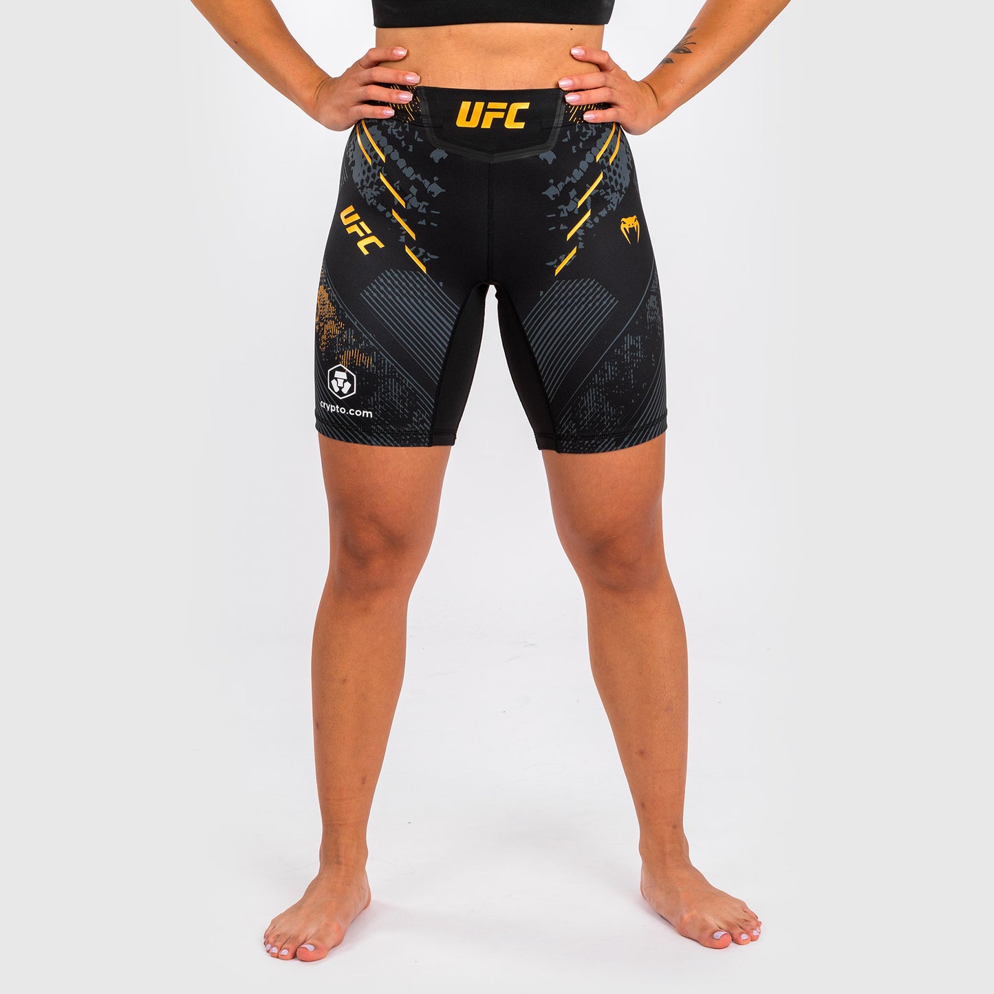 UFC Adrenaline by Venum Authentic Fight Night Short Vale Tudo para Mujer - Corte Largo - Champion