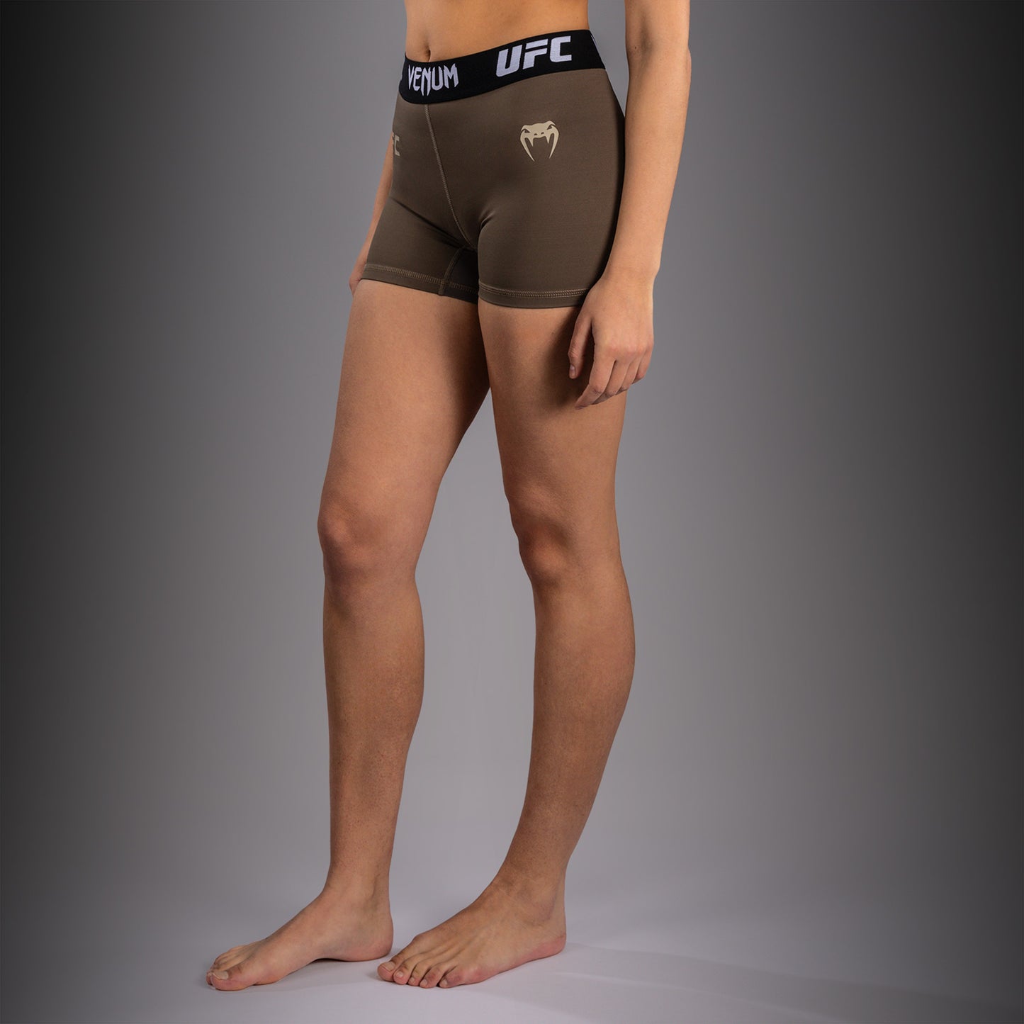 Venum UFC Unity by Venum Authentic Fight Week Short de Compresión Técnico para Mujer - Marrón