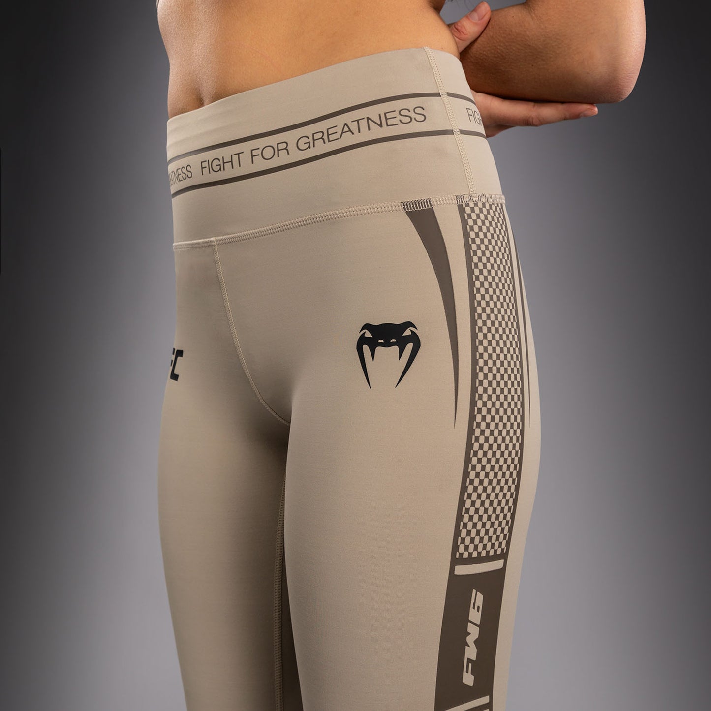 Venum UFC Unity by Venum Authentic Fight Week Pantalón de Compresión Técnico para Mujer - Arena
