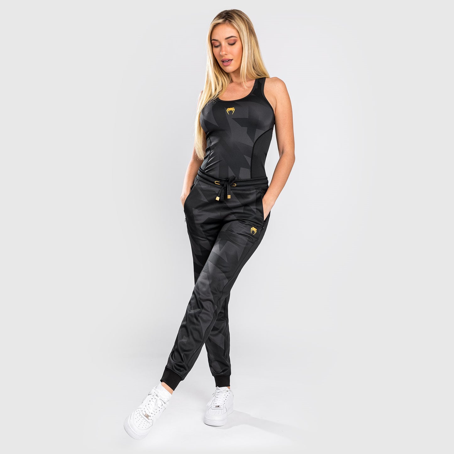 Pantalones Jogging Venum Razor - Para Mujeres - Negro/Dorado