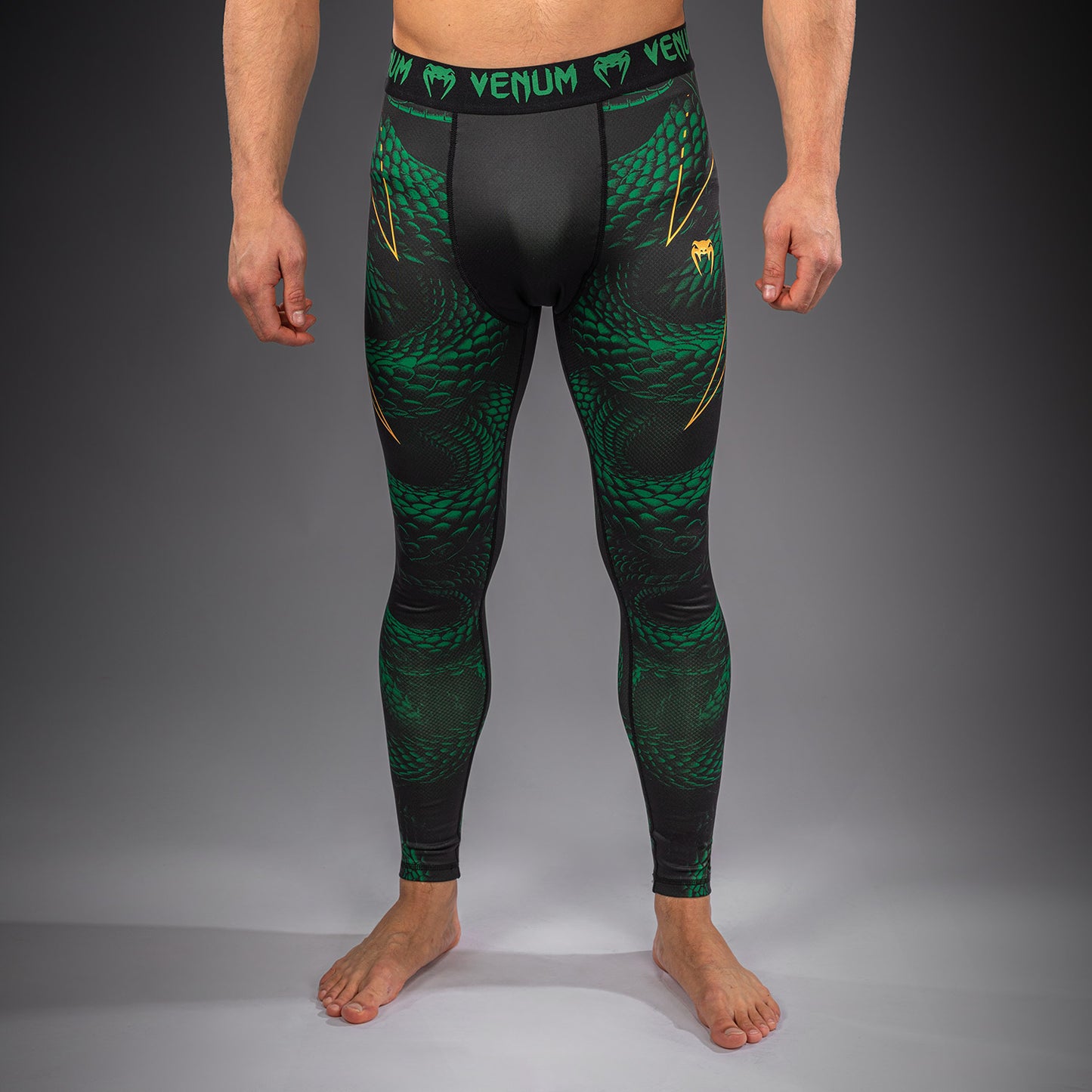 Venum Matupa Spats - Negro/Verde/Oro