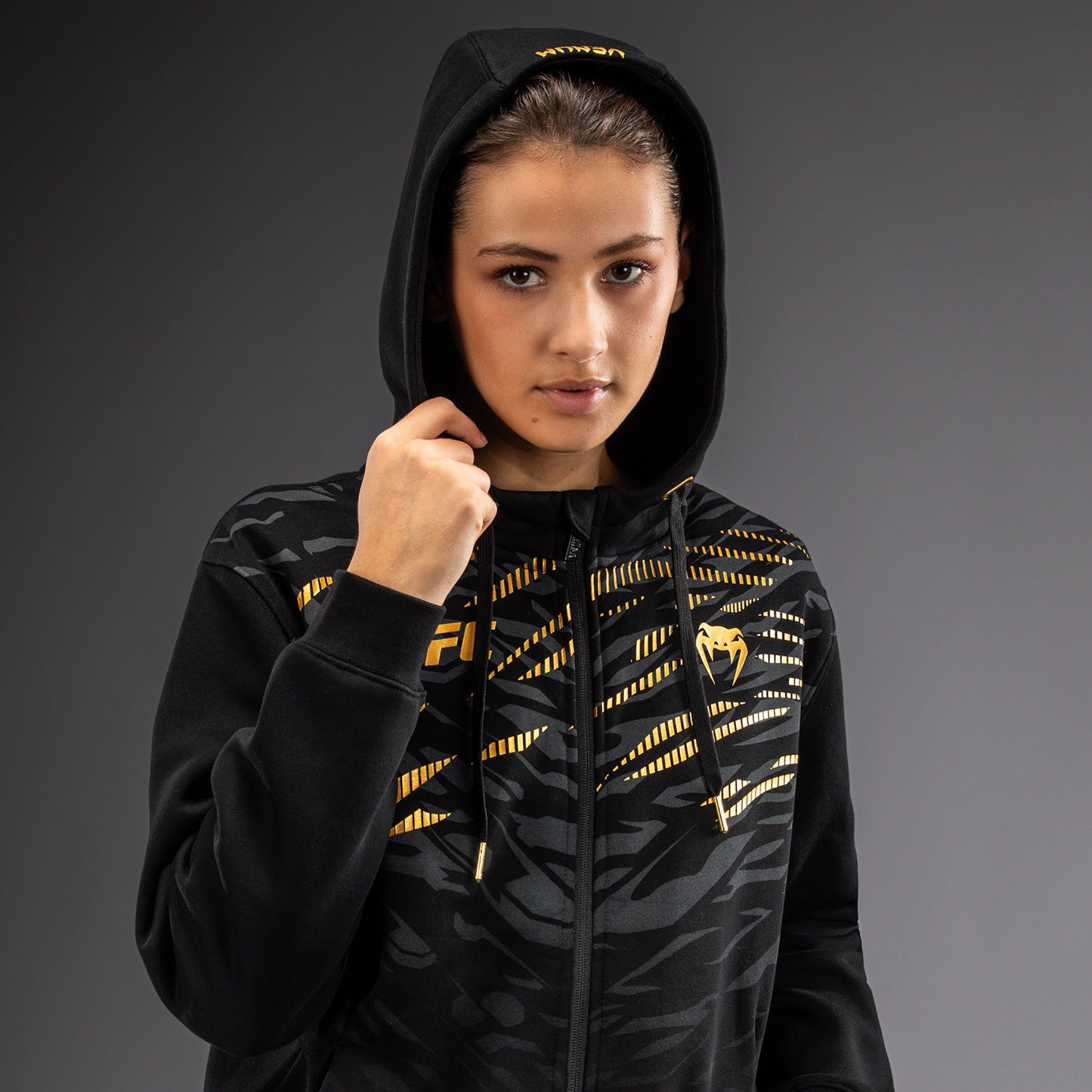 UFC Fusion by Venum Replica Sudadera con Cremallera para Mujer - Champion