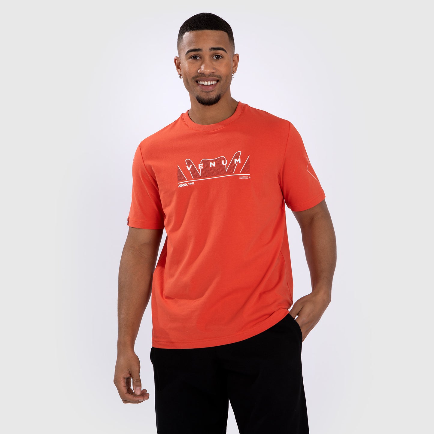 Venum Snake Print Camiseta - Naranja fluo