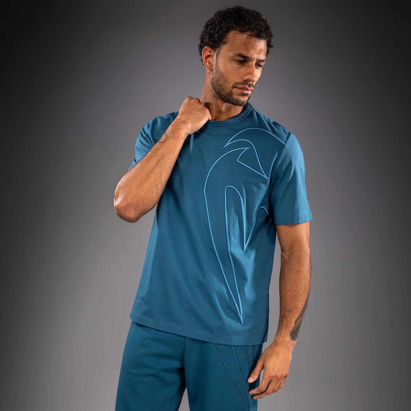 Venum Giant 3D Camiseta de Algodón - Azul Océano