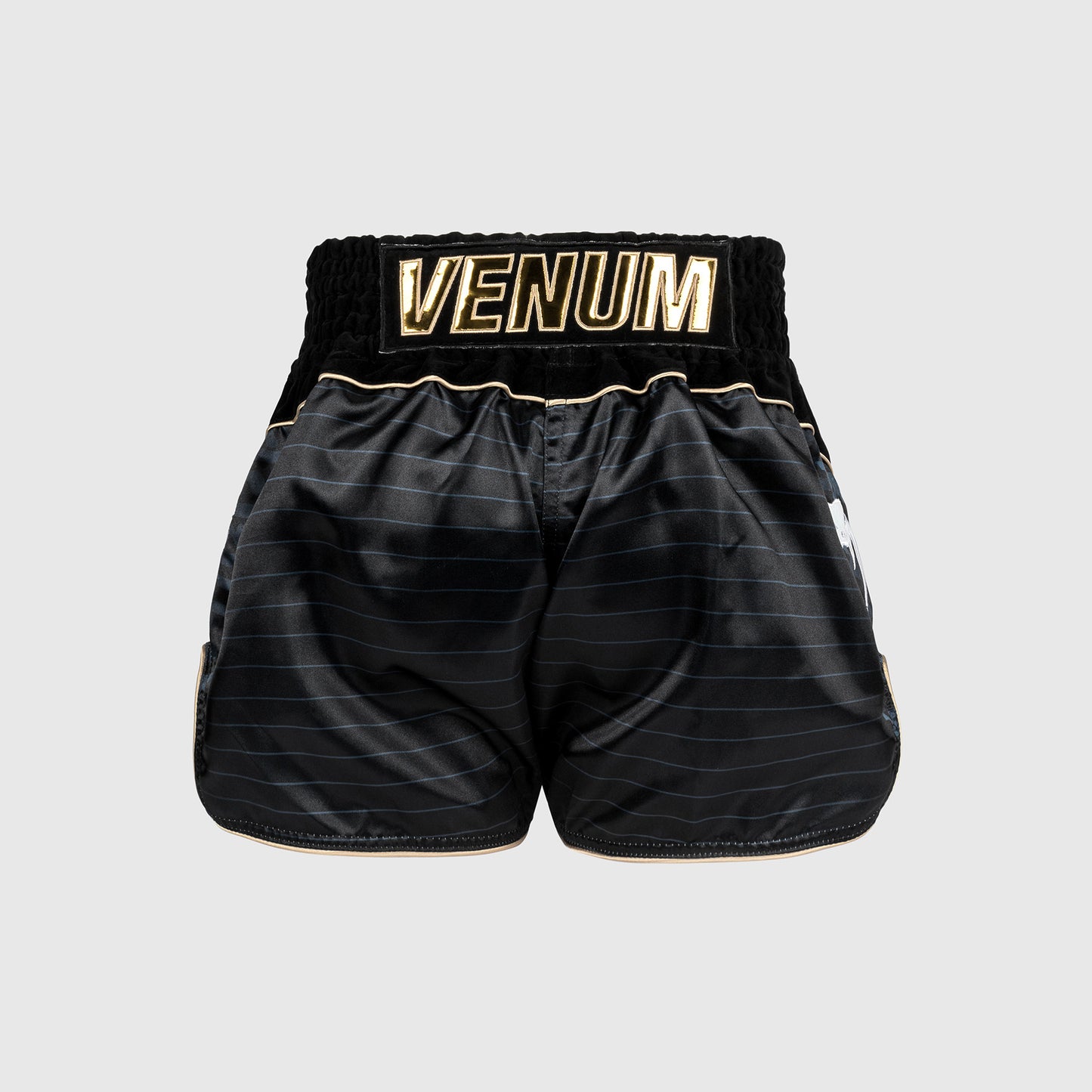 Venum Attack Shorts de Muay Thai - Negro/Gris