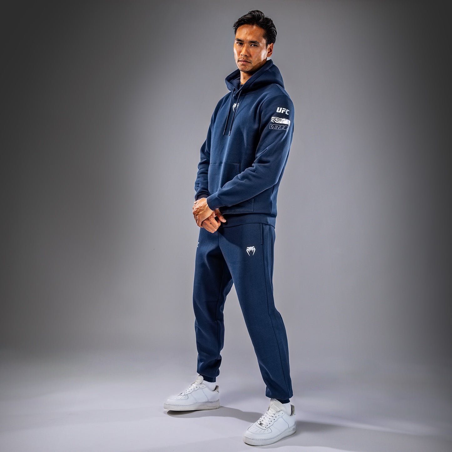 UFC Fusion by Venum Fight Week Sudadera con Capucha para Hombre - Solid Azul oceánico