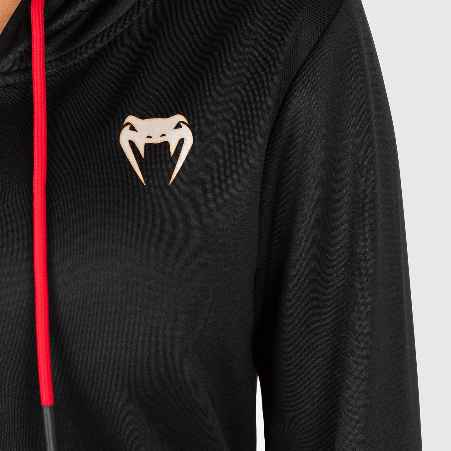 UFC Venum Performance Institute 2.0 Sudadera con Capucha para Mujer - Negro/Rojo