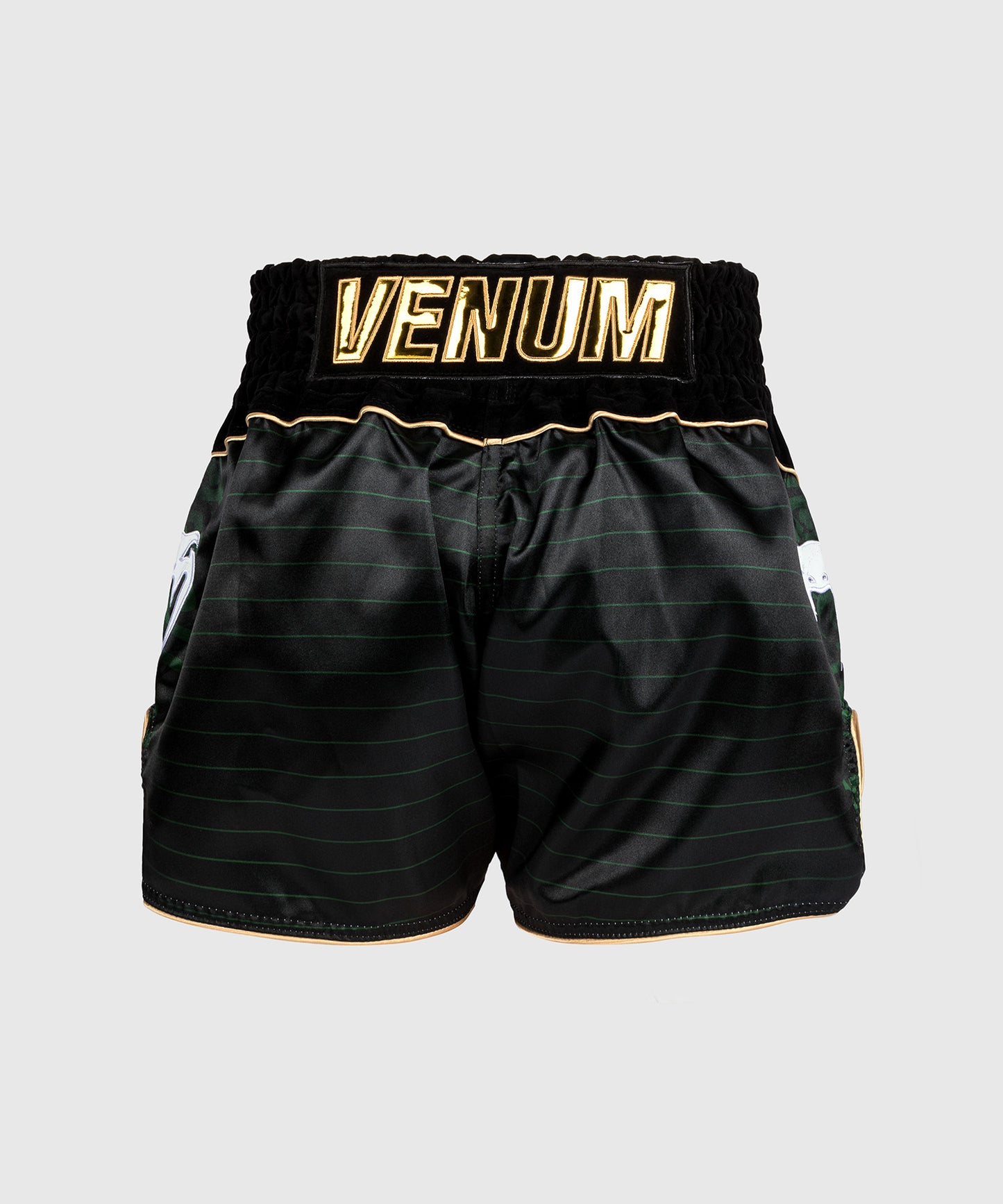 Venum Attack Shorts de Muay Thai - Negro/Verde