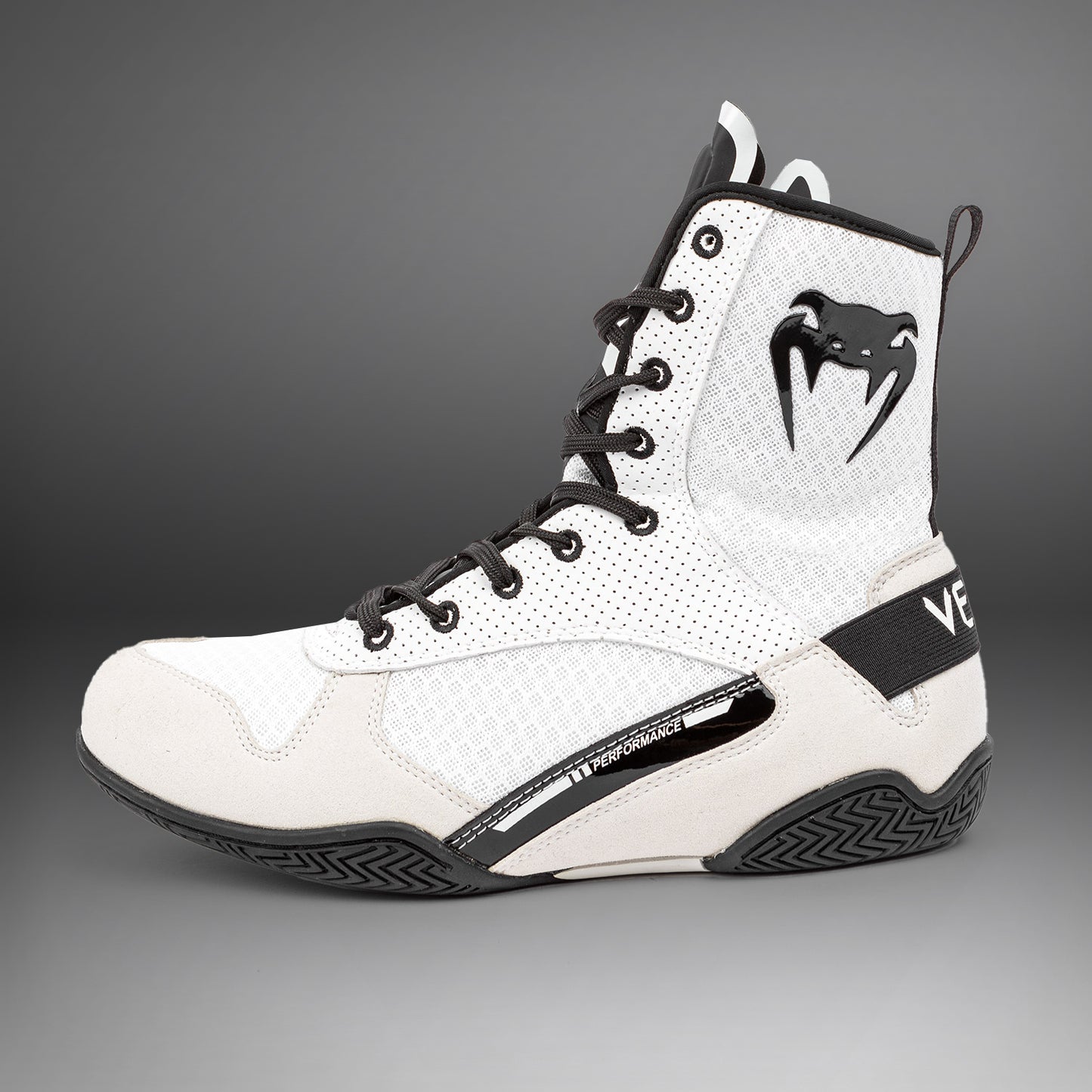 Venum Elite Zapatillas de Boxeo - Blanco/Negro