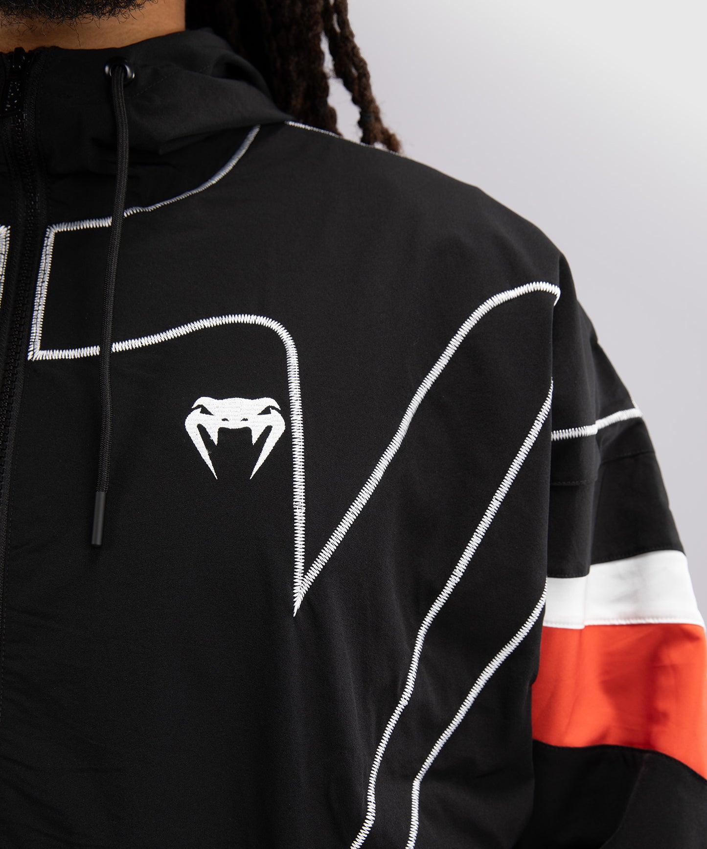 Venum x DTR Fight Attack 90 Chaqueta de Chándal - Negro/Naranja