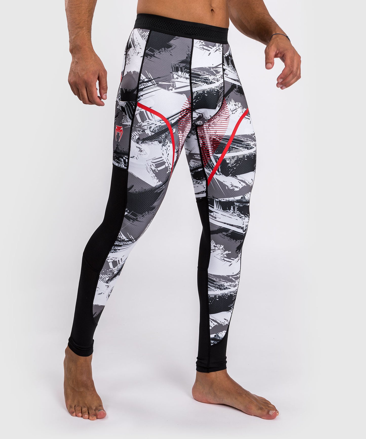 Venum Electron 3.0 Pantalones de compresión - Gris/Rojo