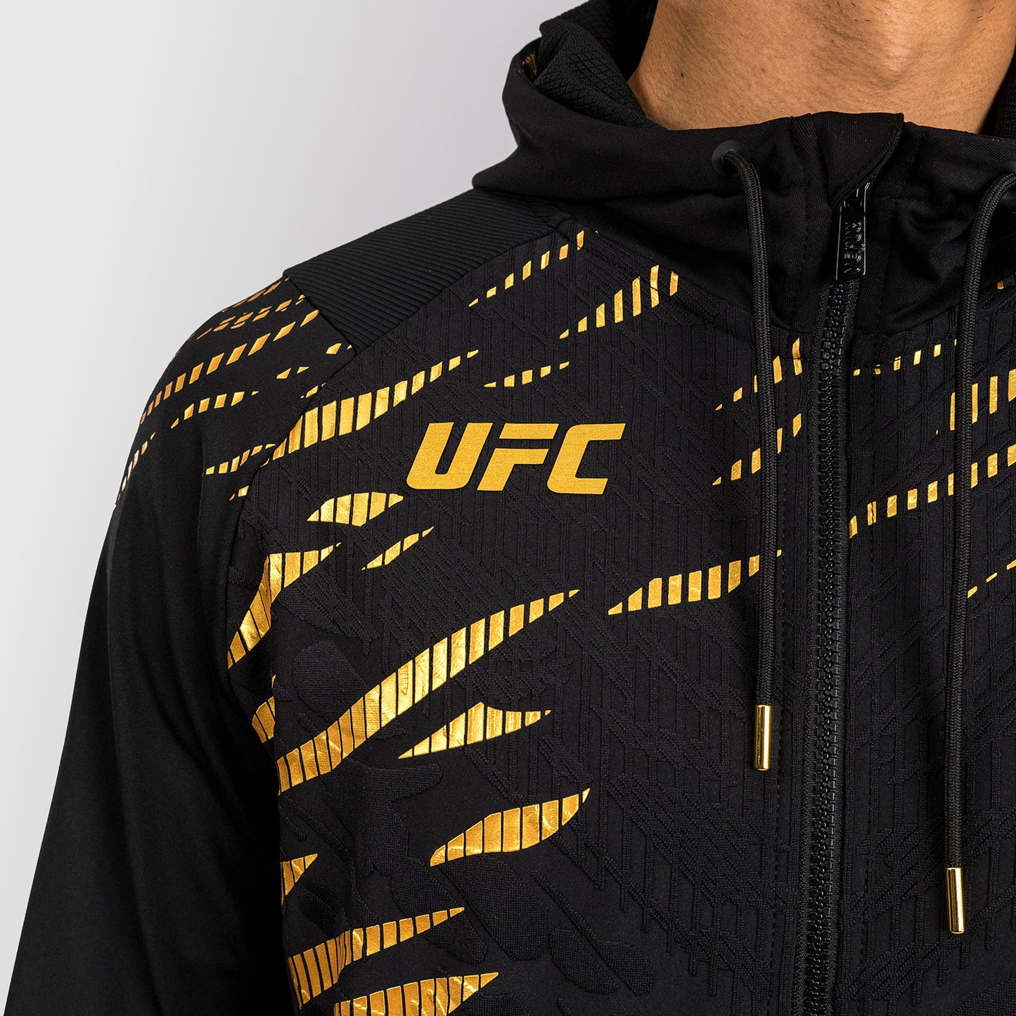 UFC Fusion by Venum Personalizados Authentic Fight Night Sudadera con Capucha para Hombre - Campeón