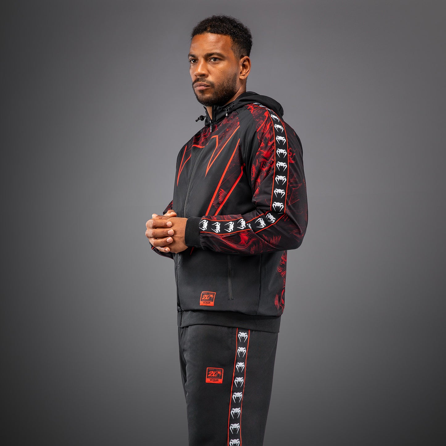 Venum 20th Anniversary Chaqueta de Chándal - Negro/Rojo