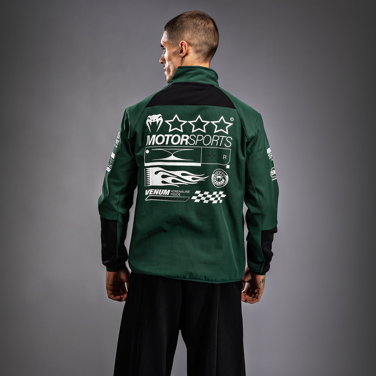 Venum Motorsport Chaqueta Softshell - Bosque Profundo
