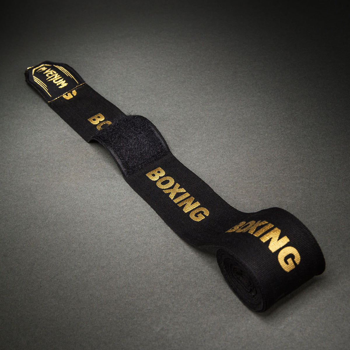 Venum Kontact Evo Boxing Vendas de boxeo - Negro/Dorado