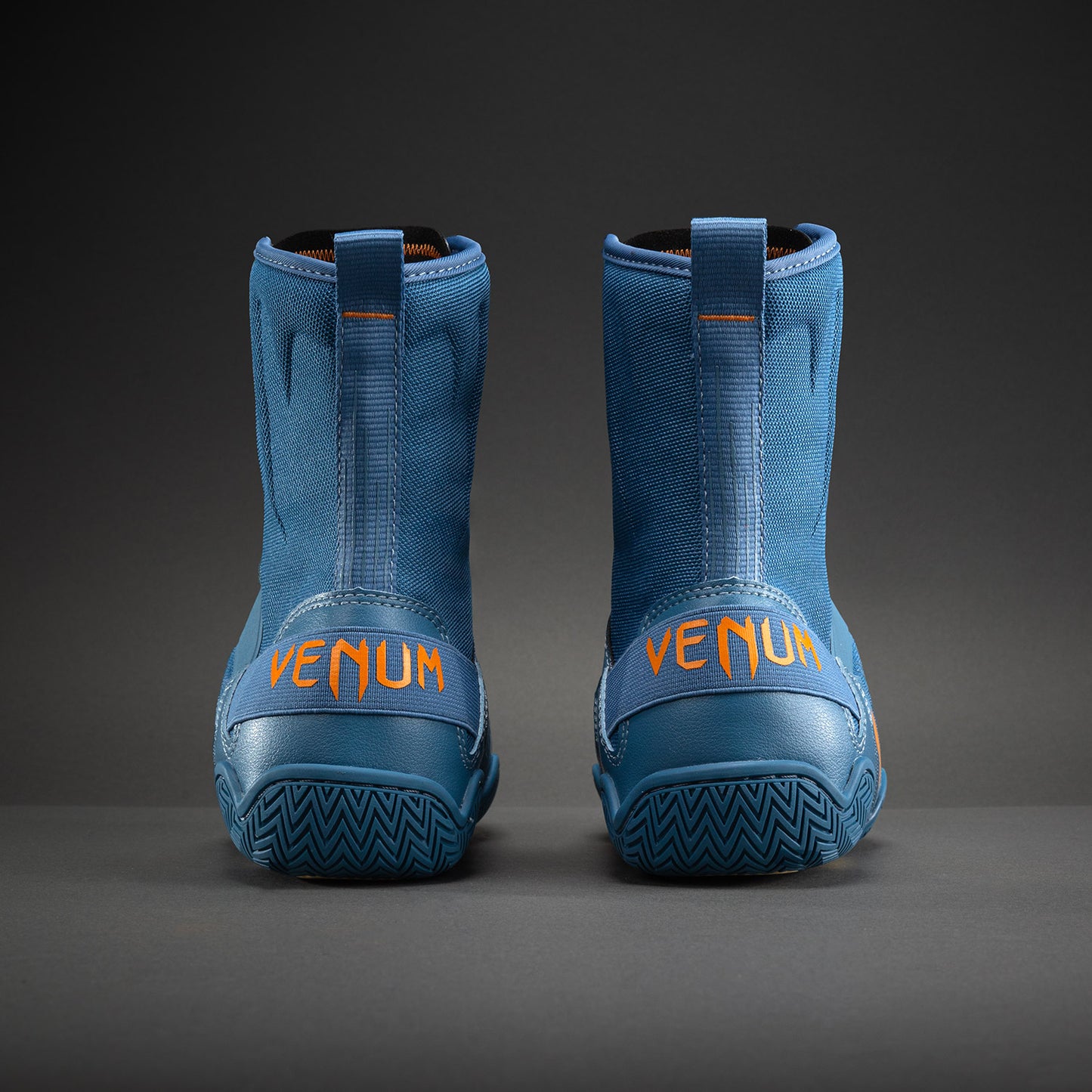 Venum Elite Neo Zapatillas de Boxeo – Azul Acero/Naranja